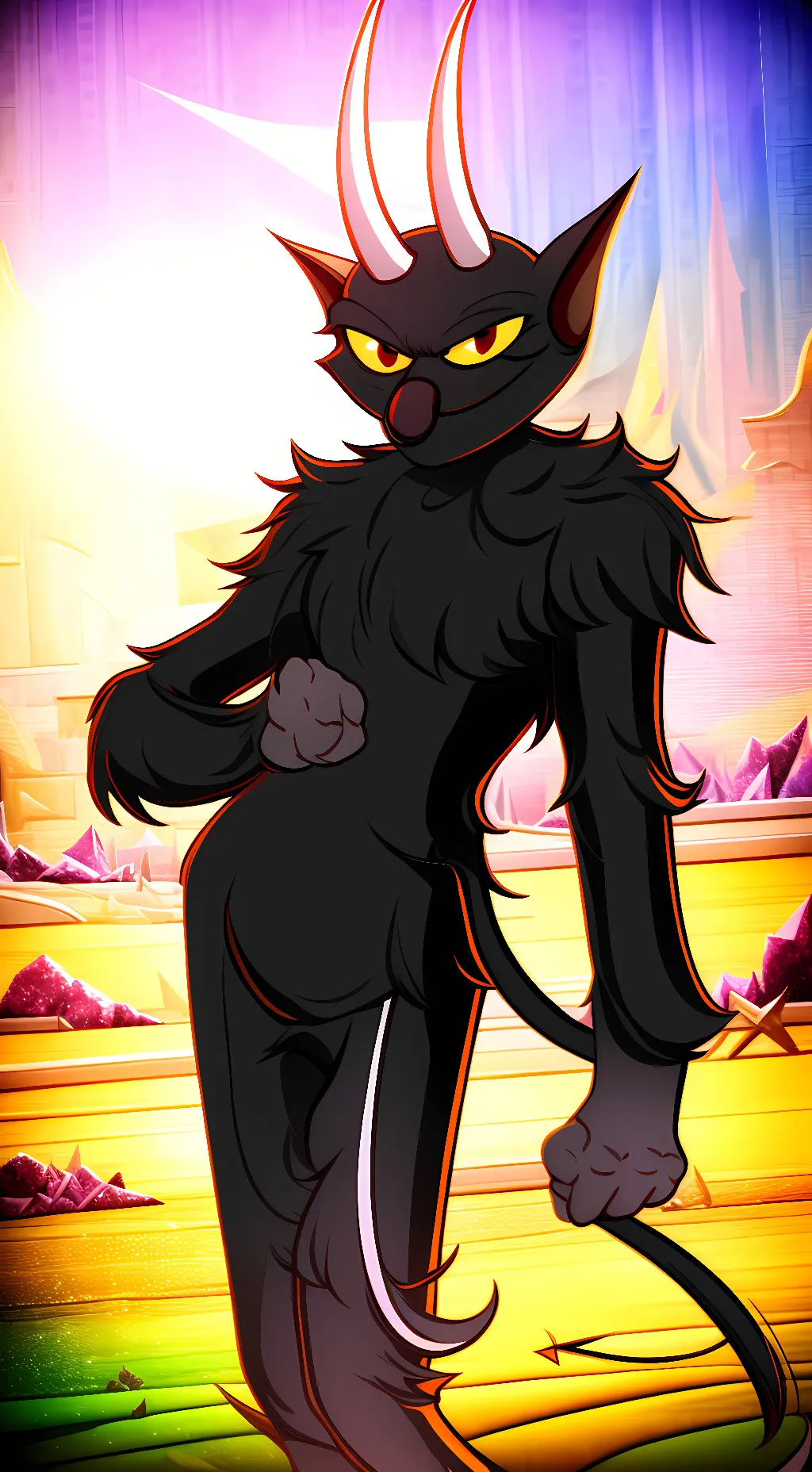 ai character: Devil background