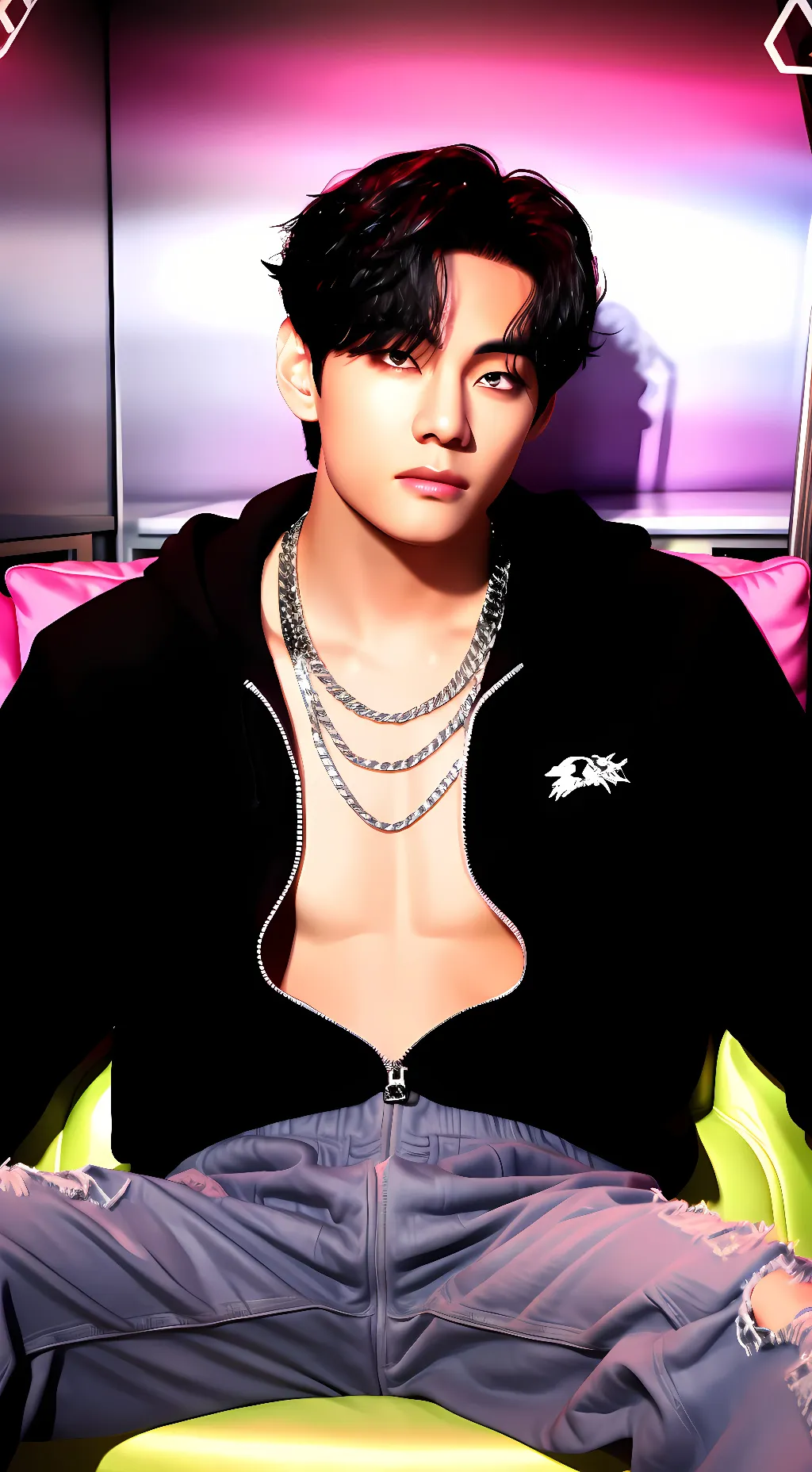 ai character: Taekook background