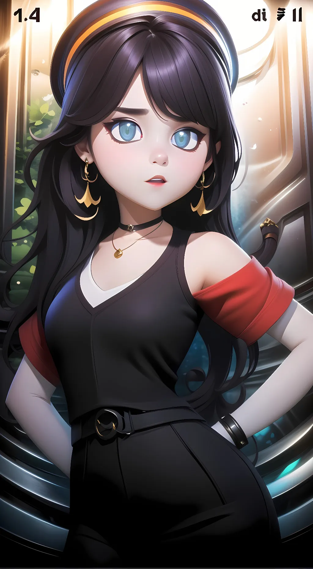 ai character: Human doll background
