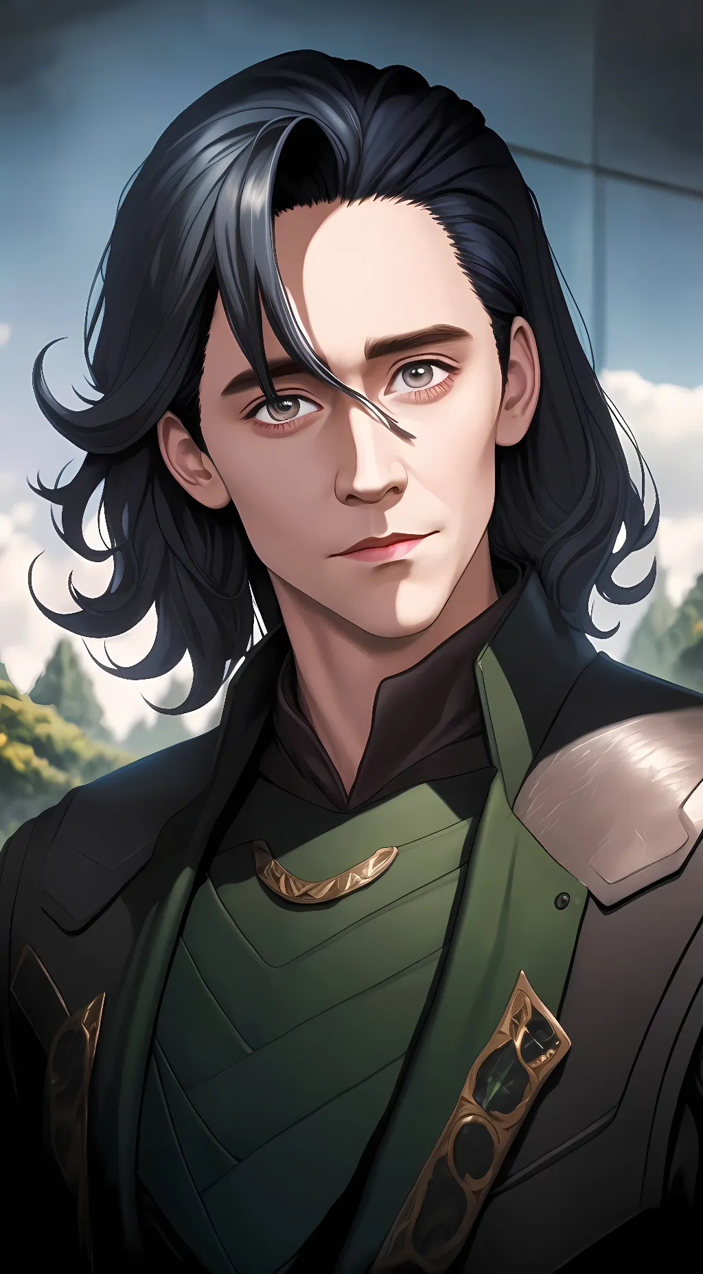 ai character: Loki Laufyson background
