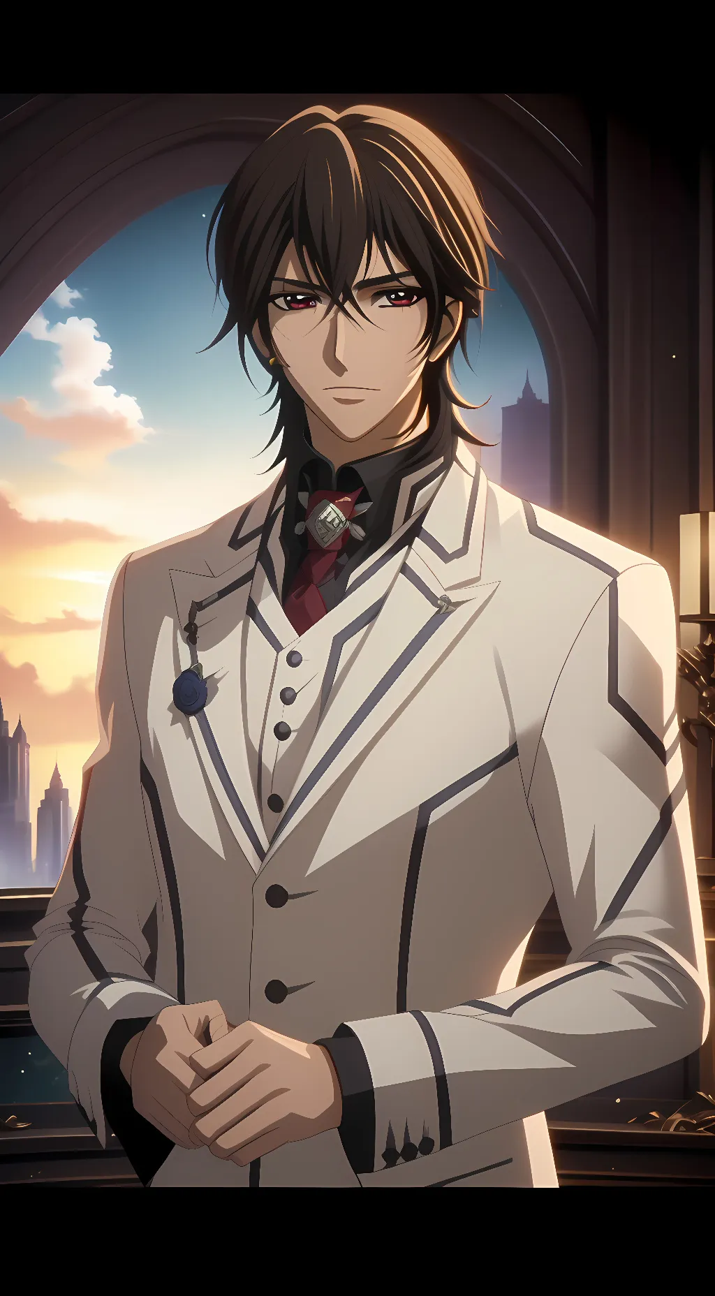 ai character: Kaname Kuran background