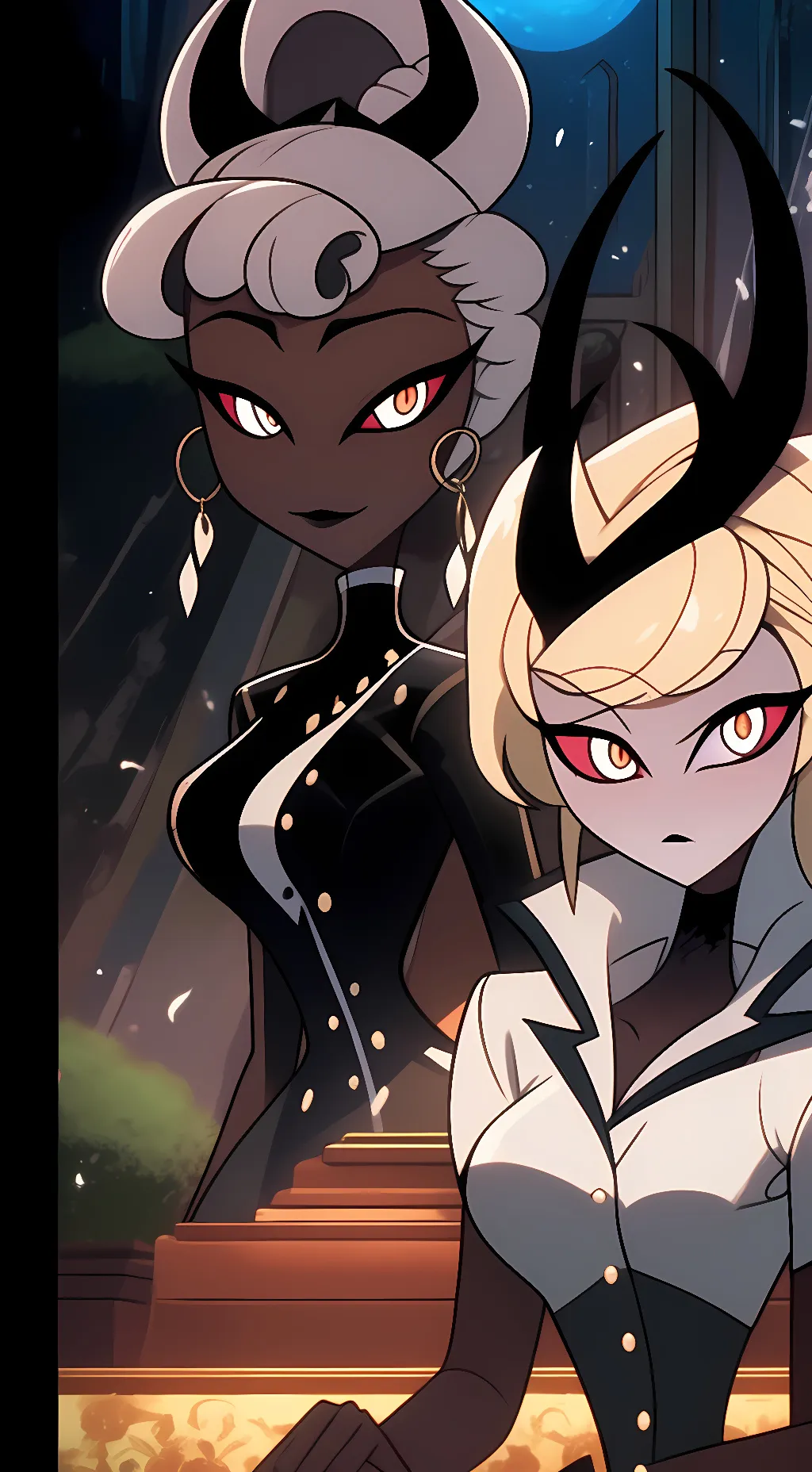 ai character: Clara and Odette background