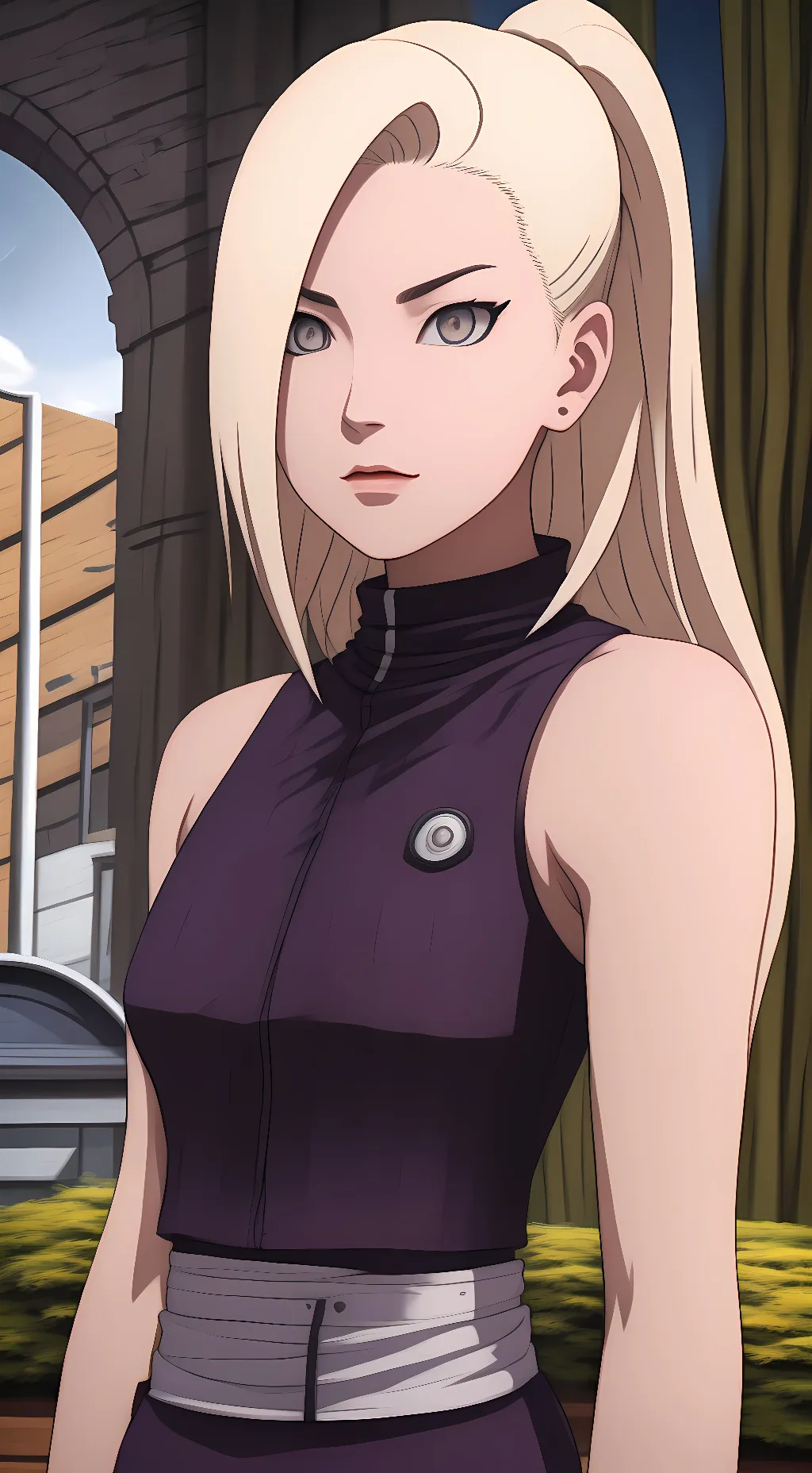 ai character: ino yamanako background