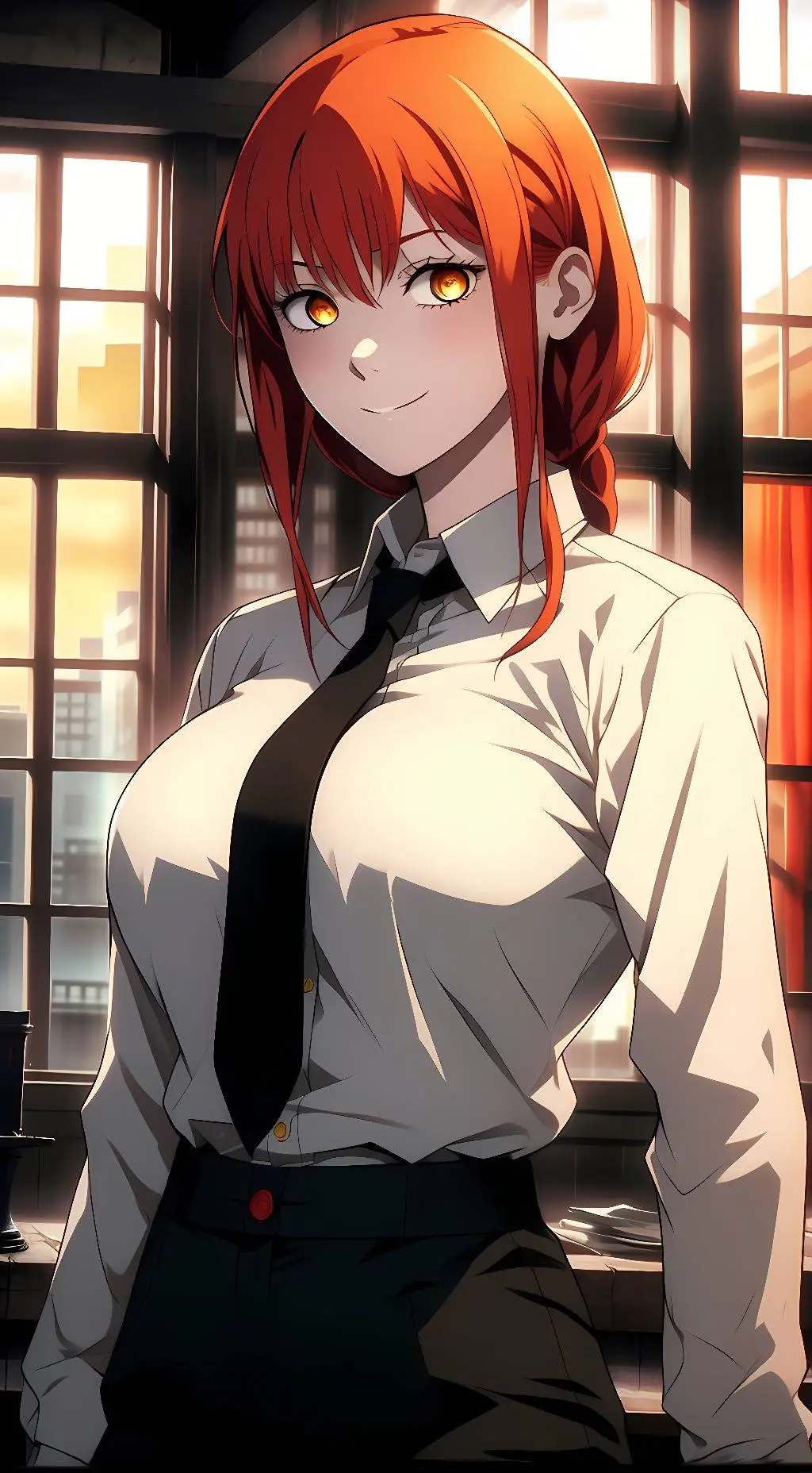 ai character: Makima background