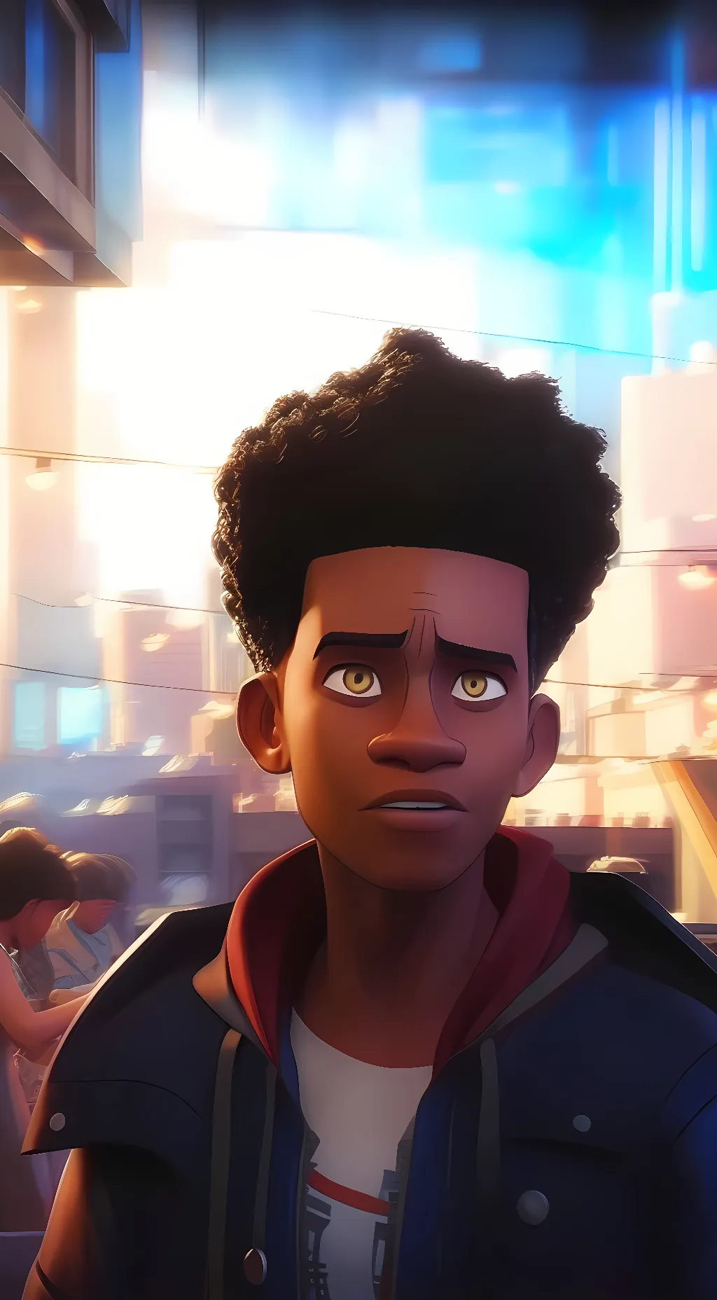 ai character: Miles Morales background