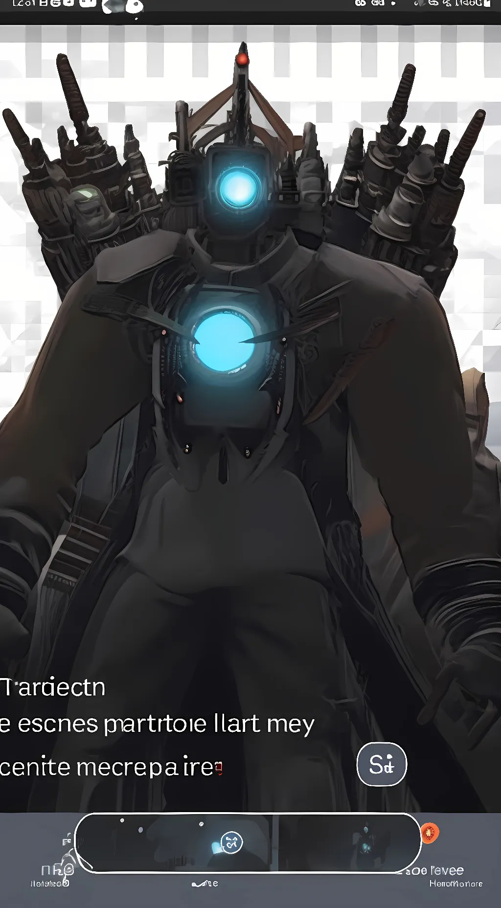 ai character: Upgraded titan Cam background