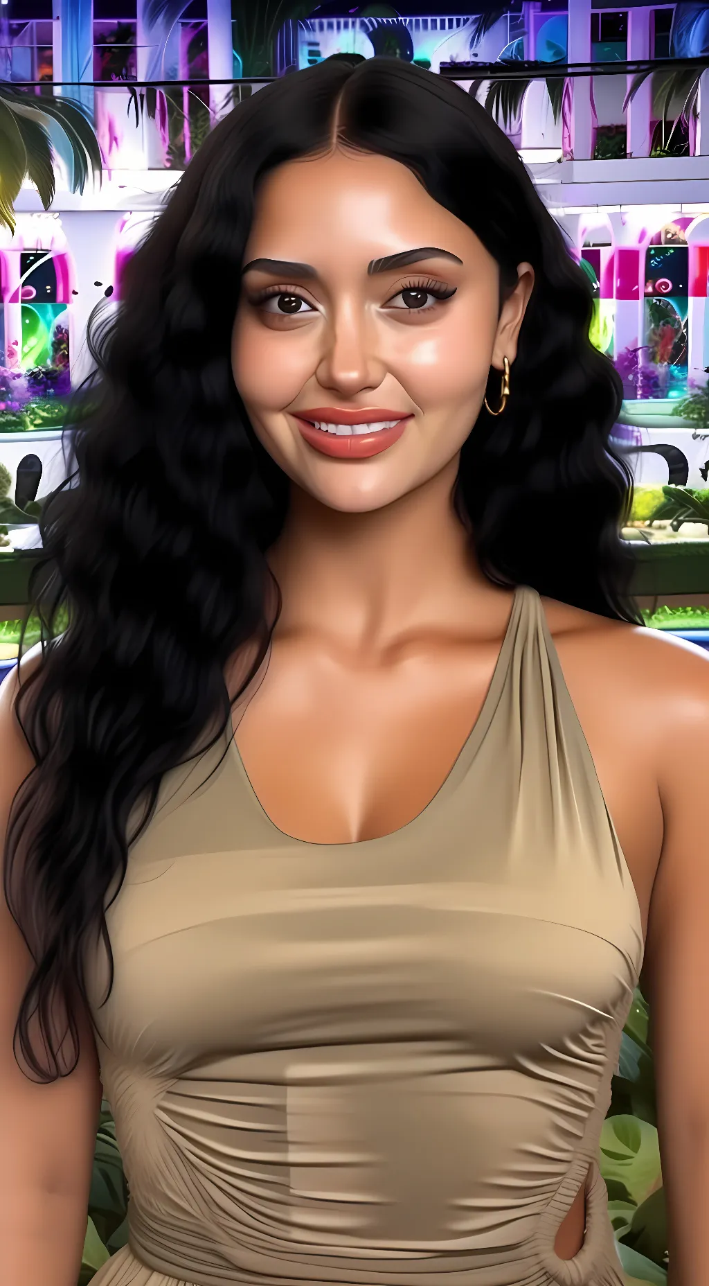 ai character: Leah Kateb background