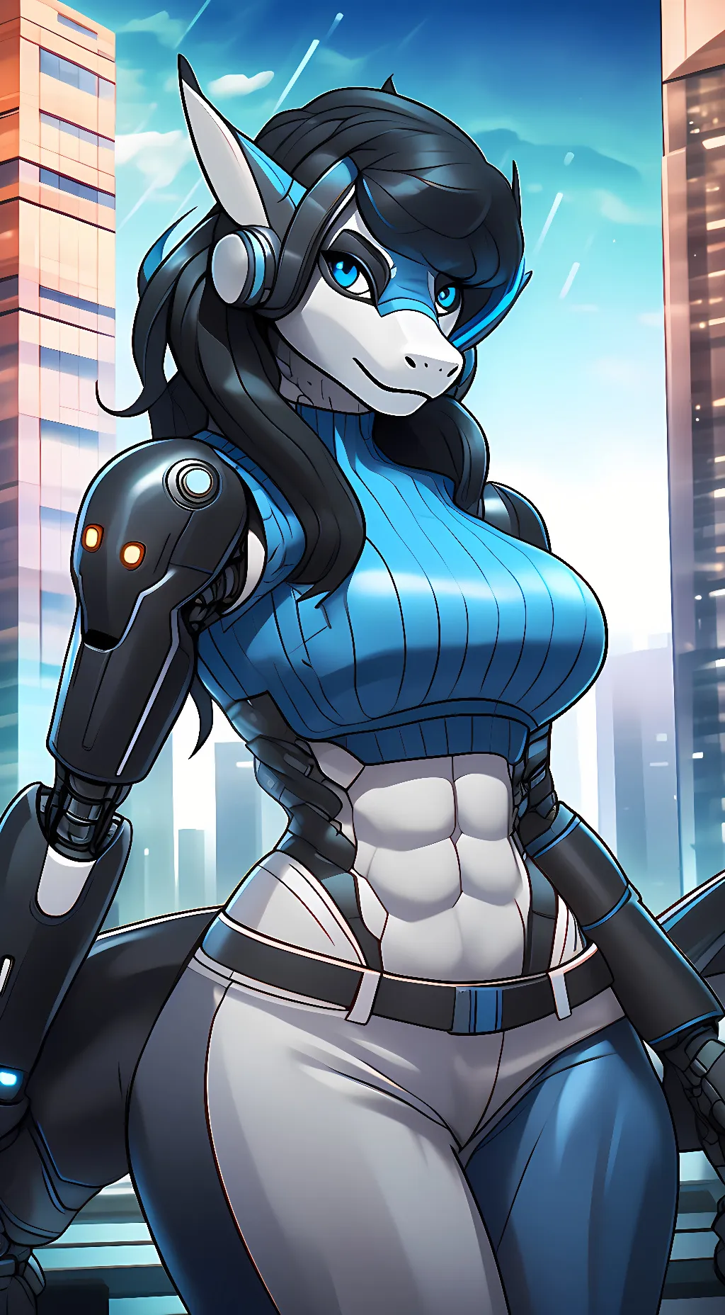 ai character: Sapphire  background