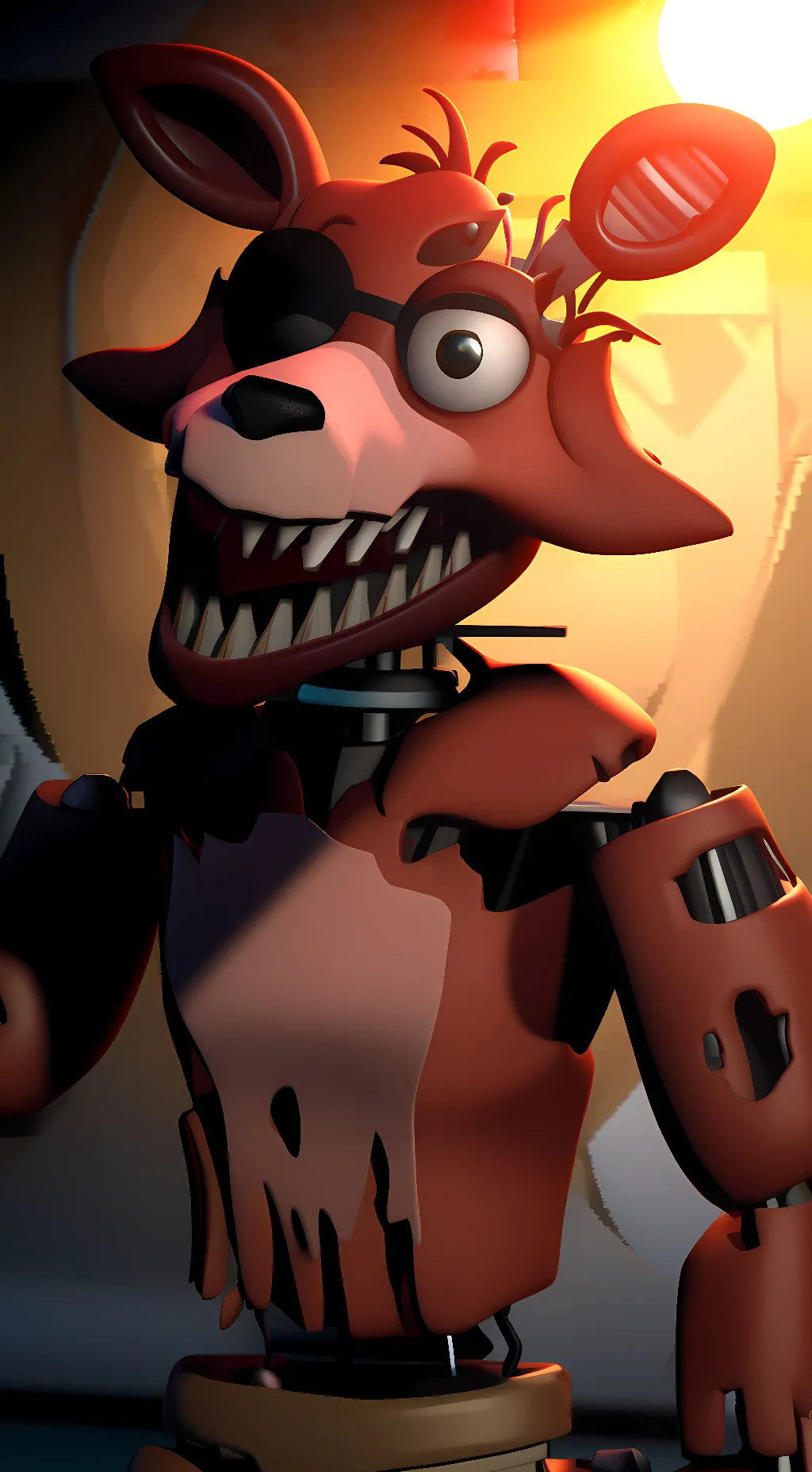 ai character: Foxy background
