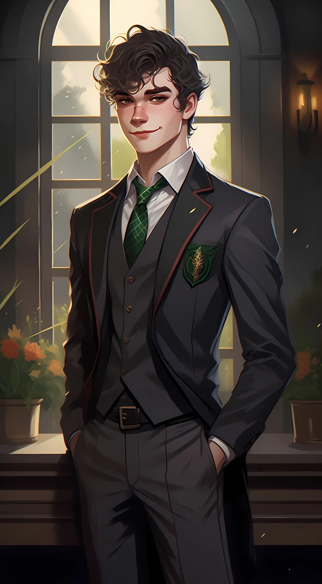 ai character: Mattheo Riddle background