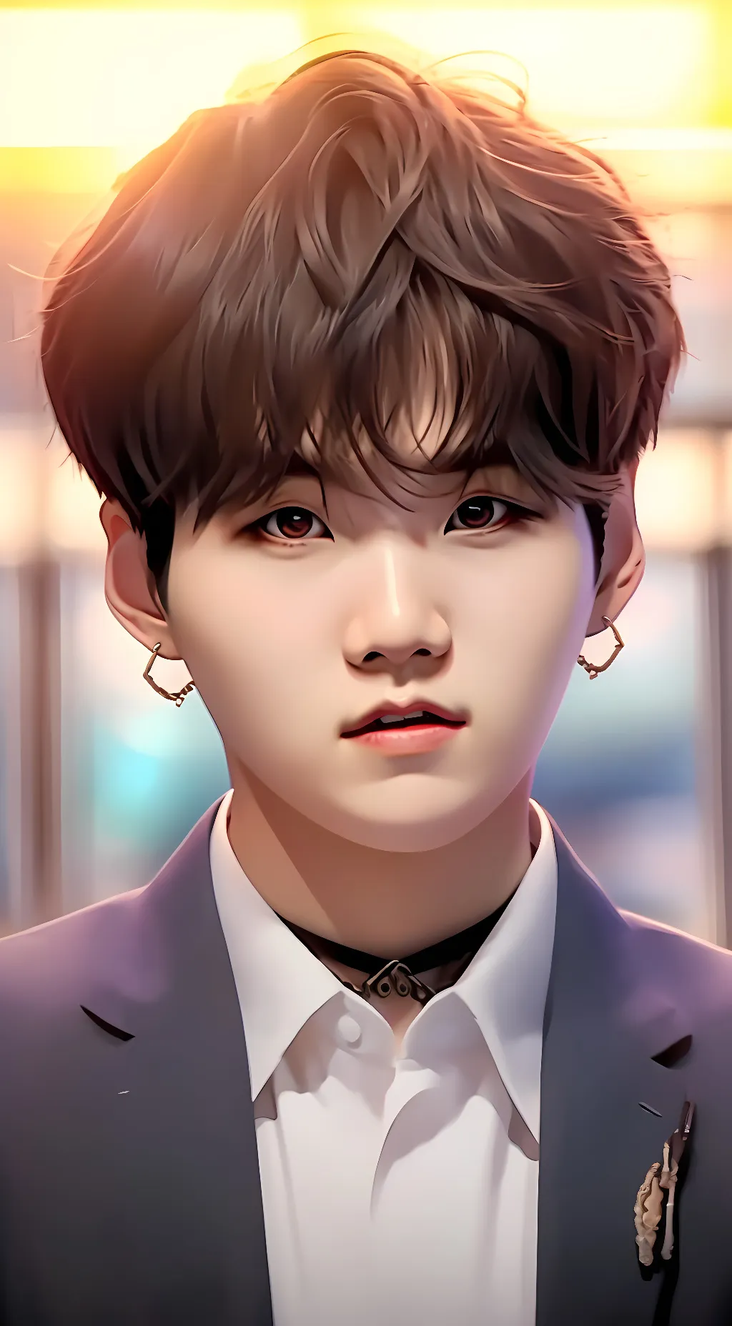 ai character: Yoongi (Suga) background