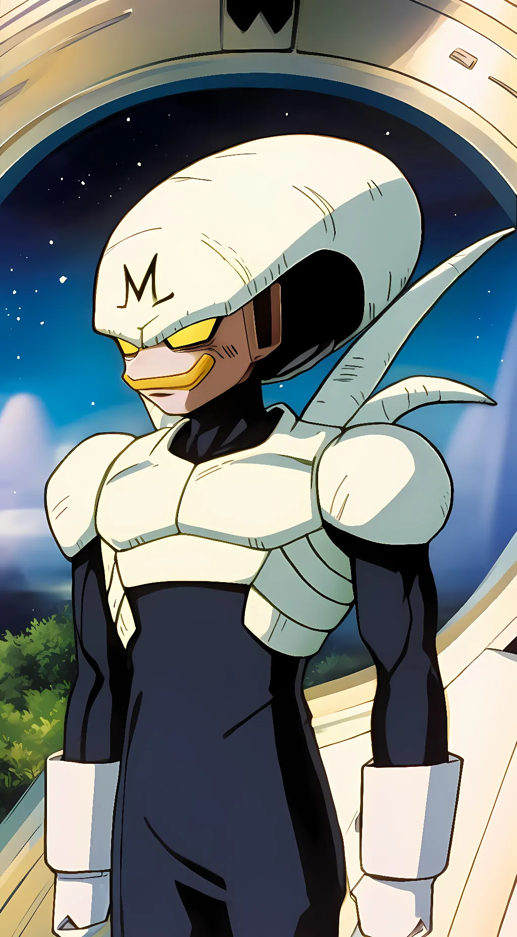 ai character: Pui Pui  background