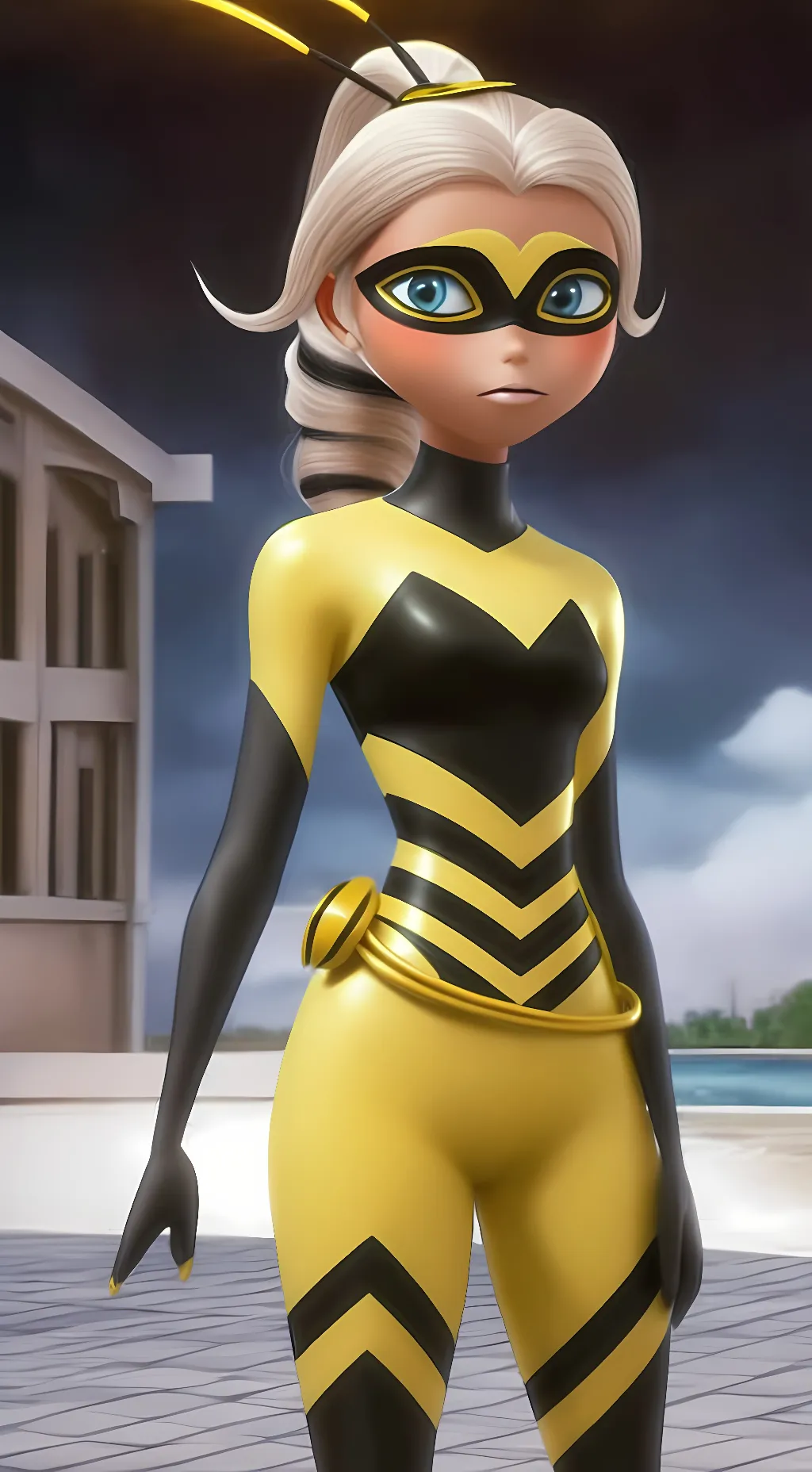ai character: queen bee/Chloe  background