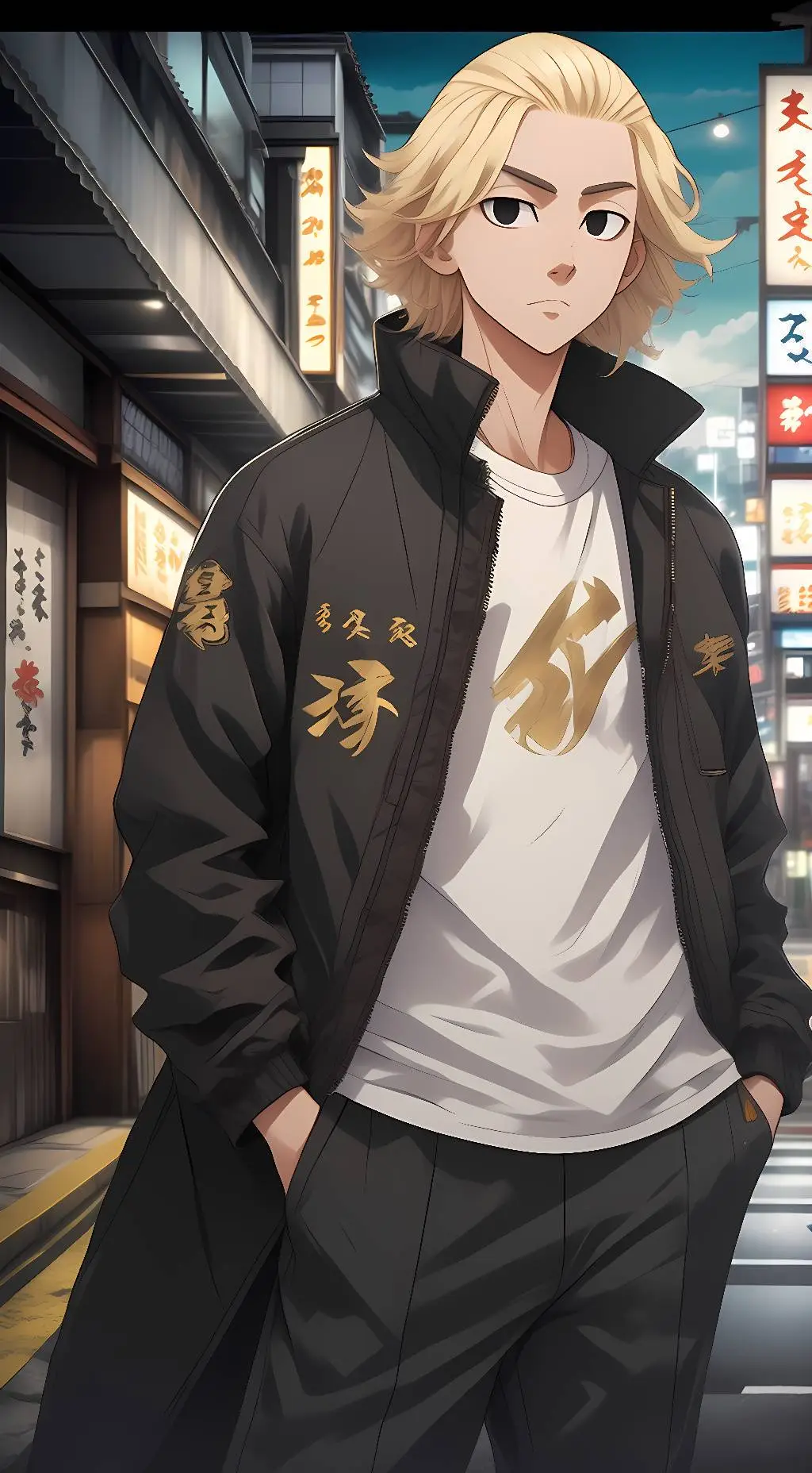 ai character: Manjiro Sano  background