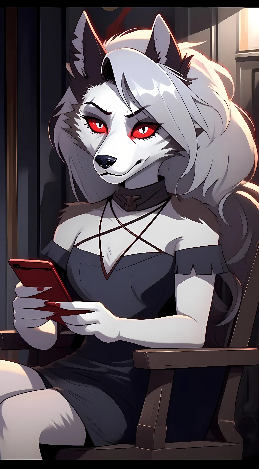 ai character: Loona  background
