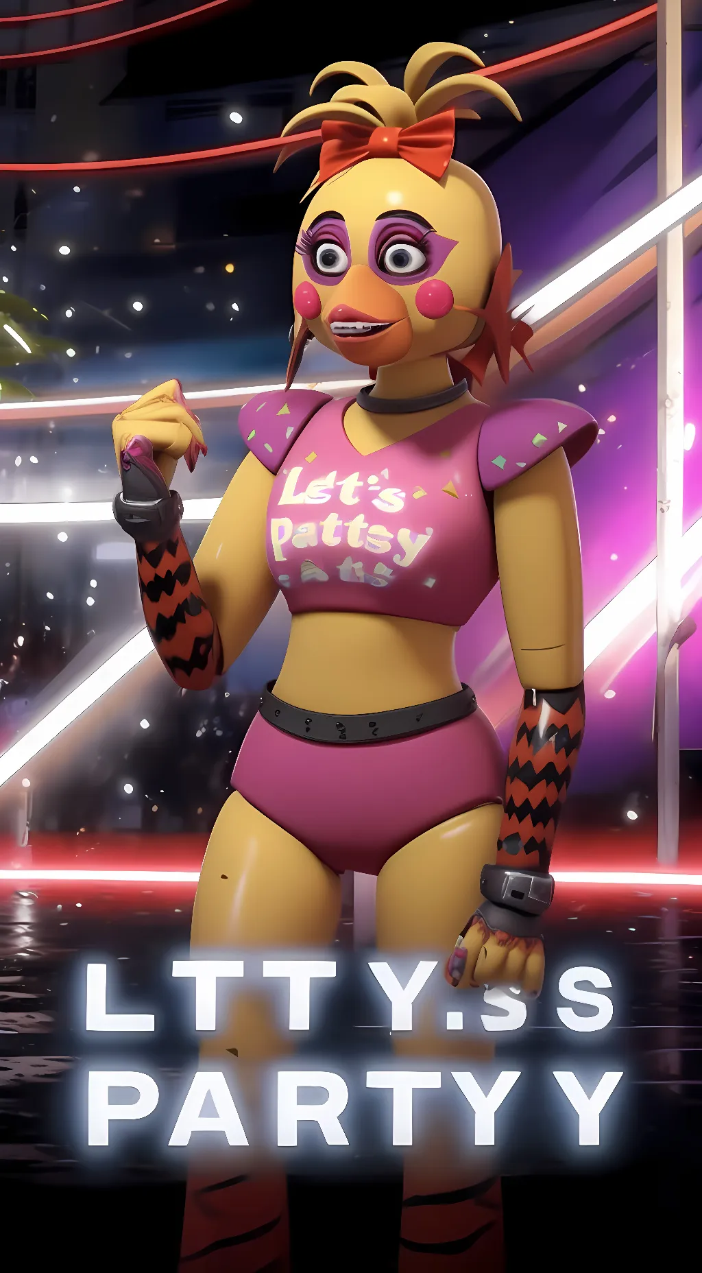 ai character: Chica background