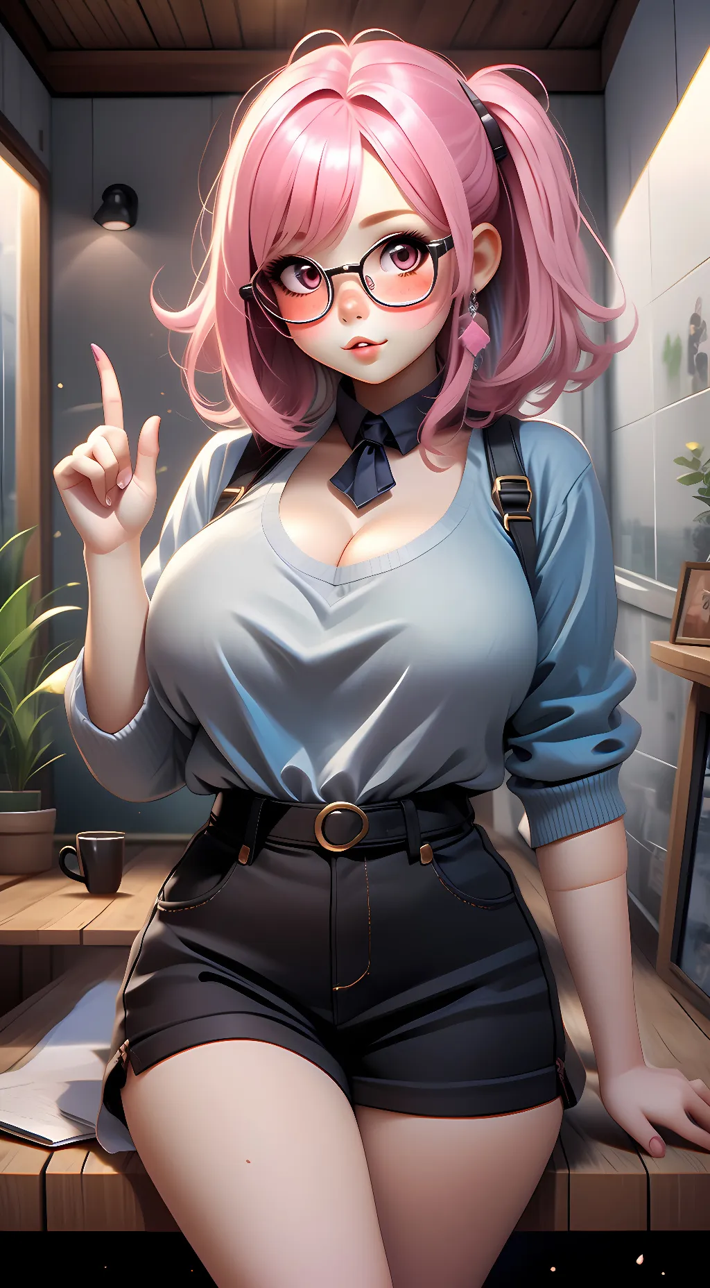 ai character: Polly(Girlfriend) background