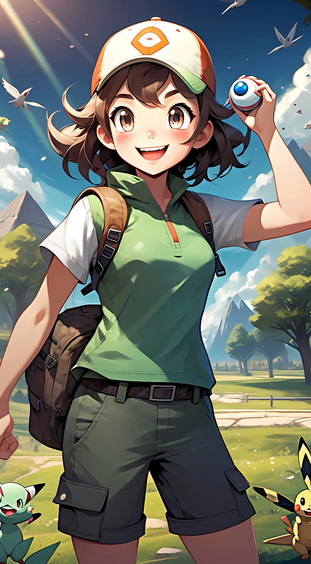 ai character: Aria background