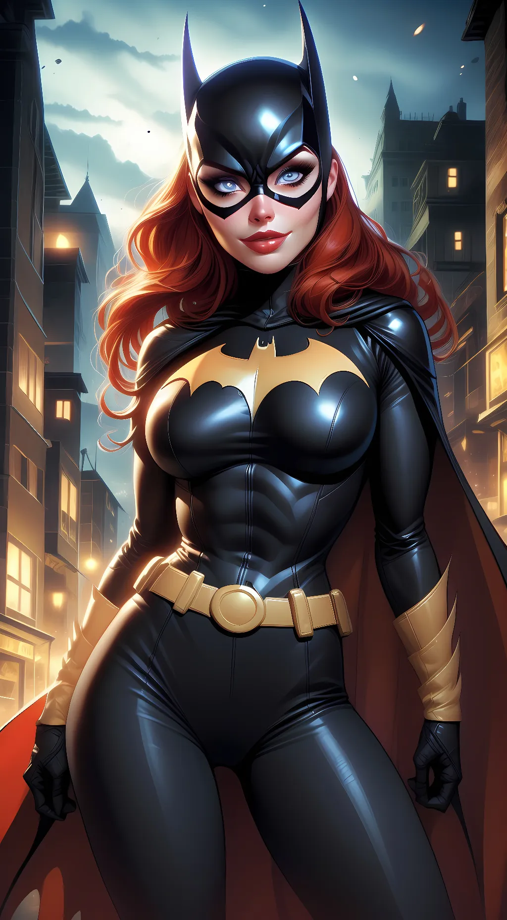 ai character: Batgirl background