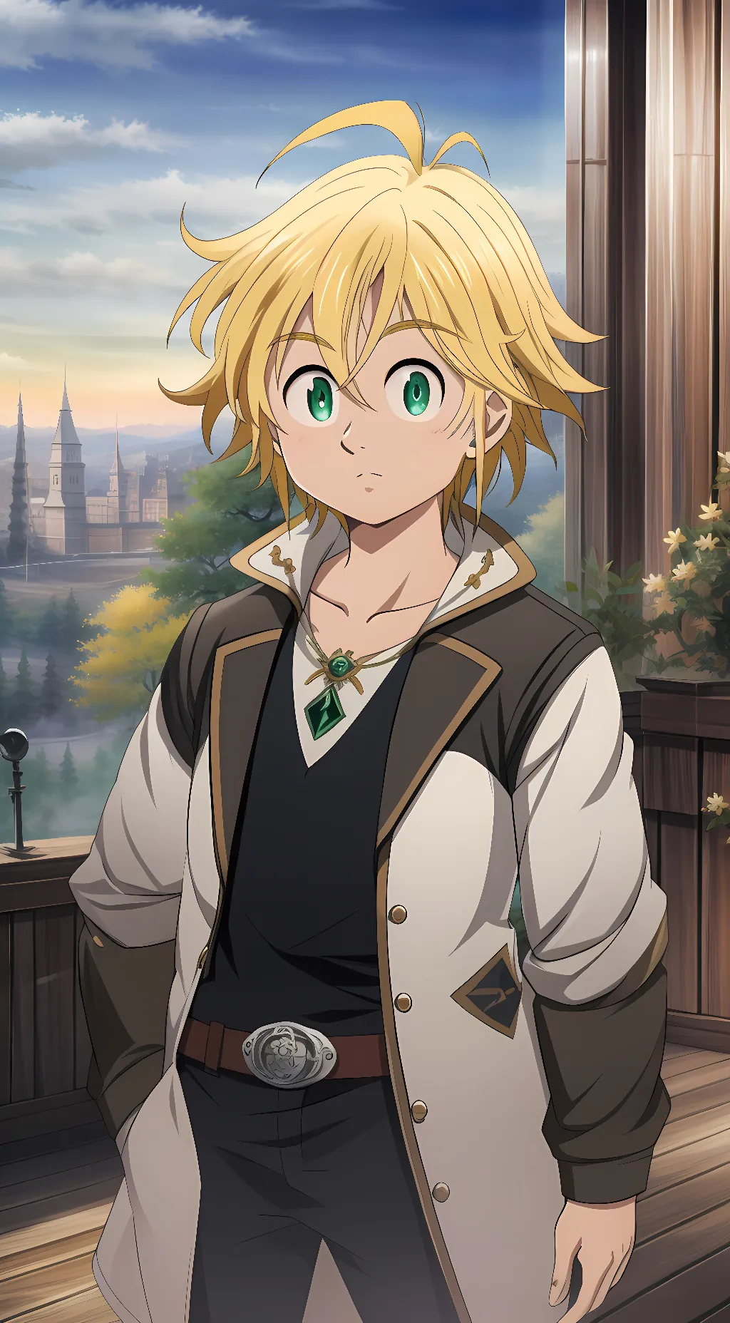 ai character: Meliodas  background