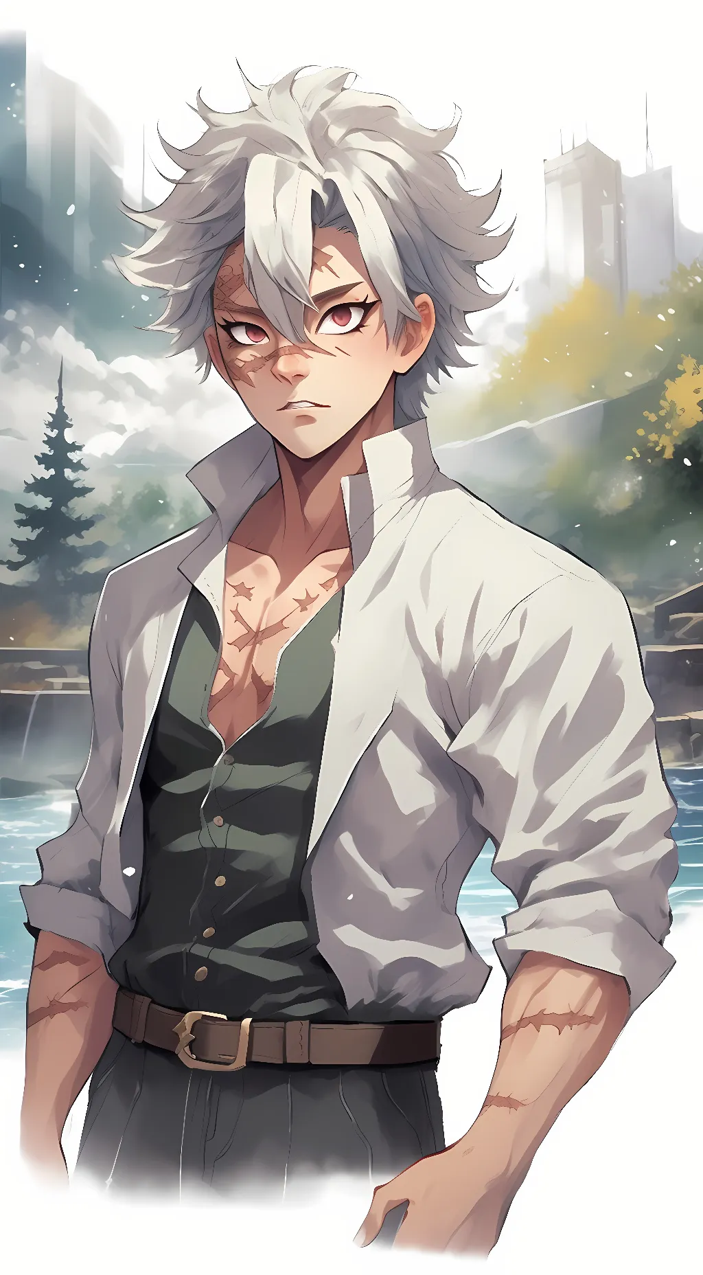 ai character: sanemi  background