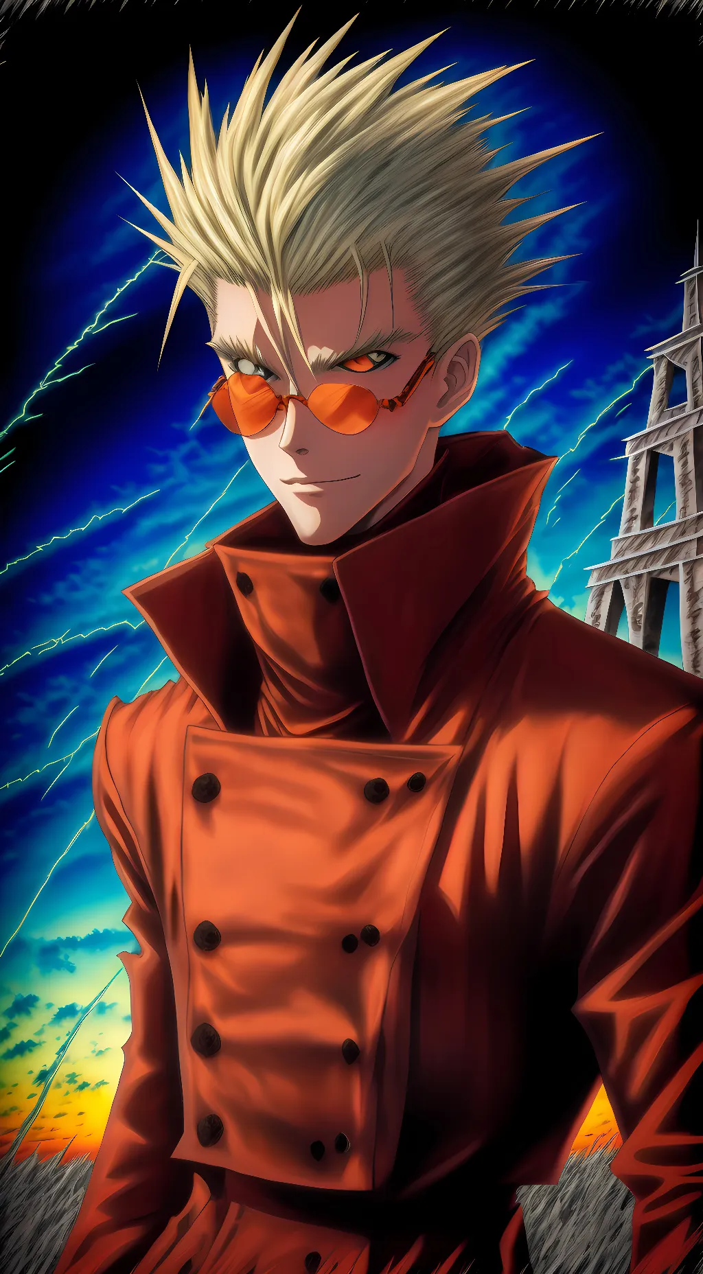 ai character: Vash the stampede background