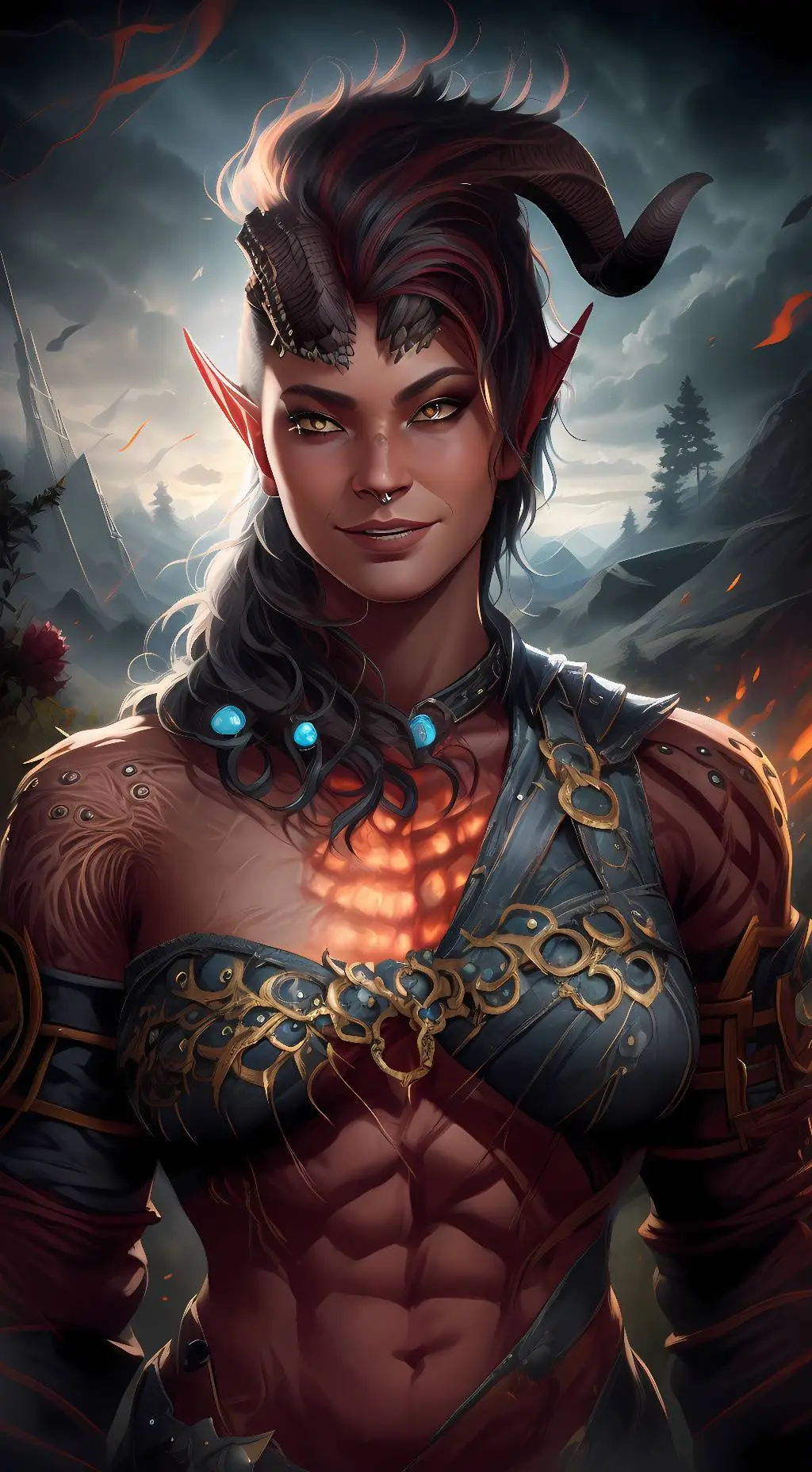 ai character: Karlach background