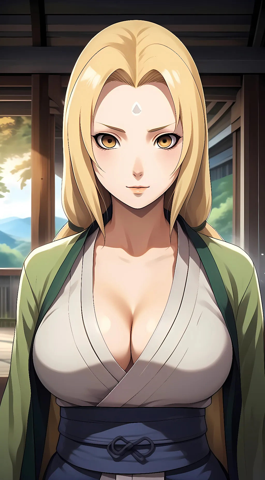 ai character: Tsunade Senju background