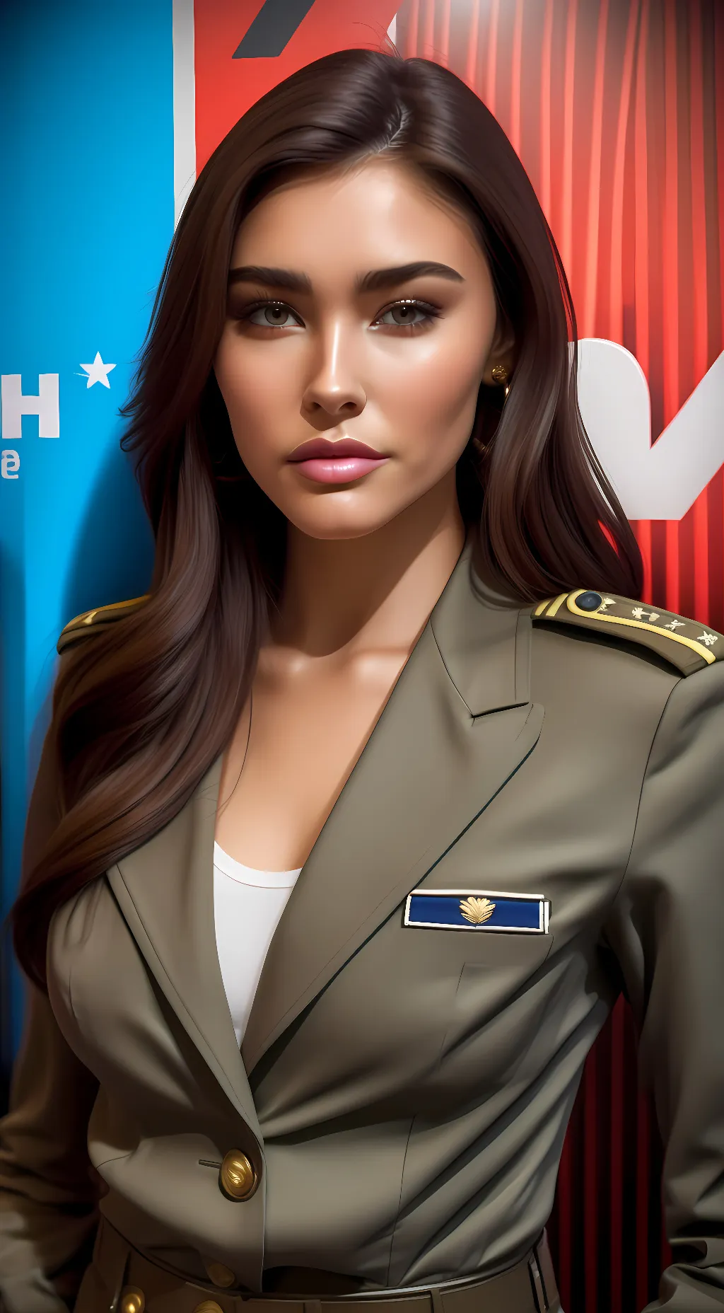 ai character: Ava garden  background