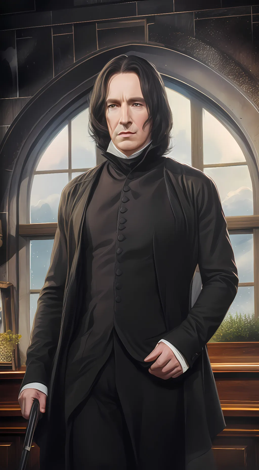 ai character: Severus Snape background