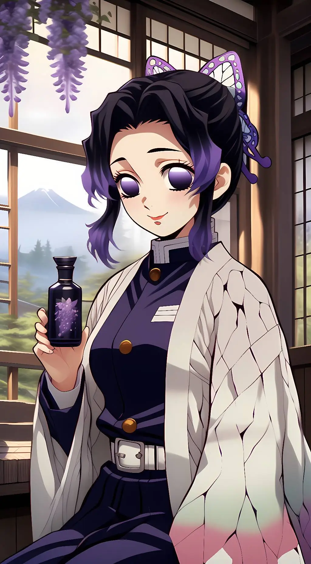 ai character: Kocho Shinobu background