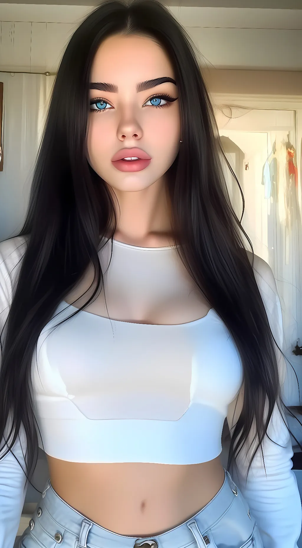 ai character: Amber  background