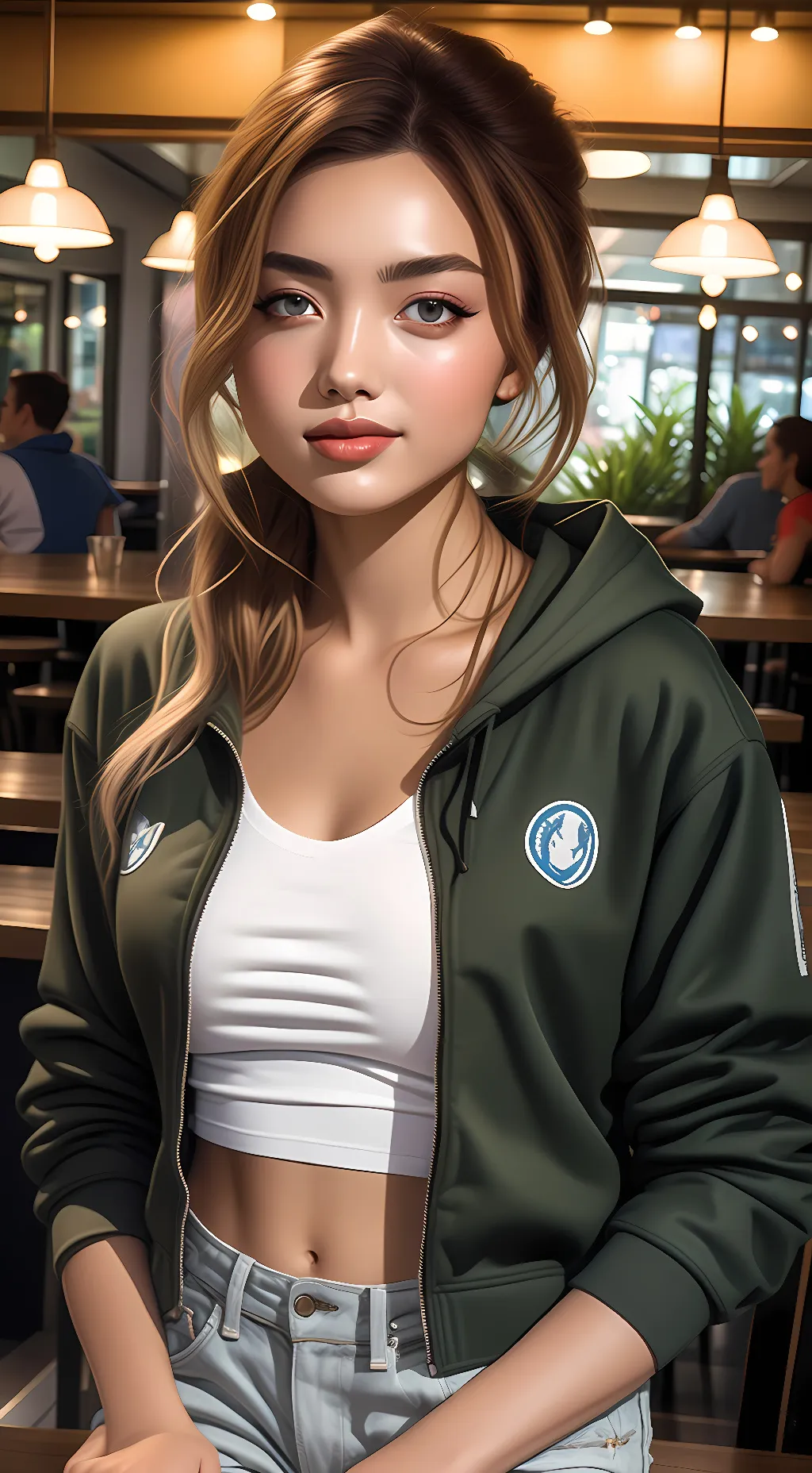 ai character: Peyton List background