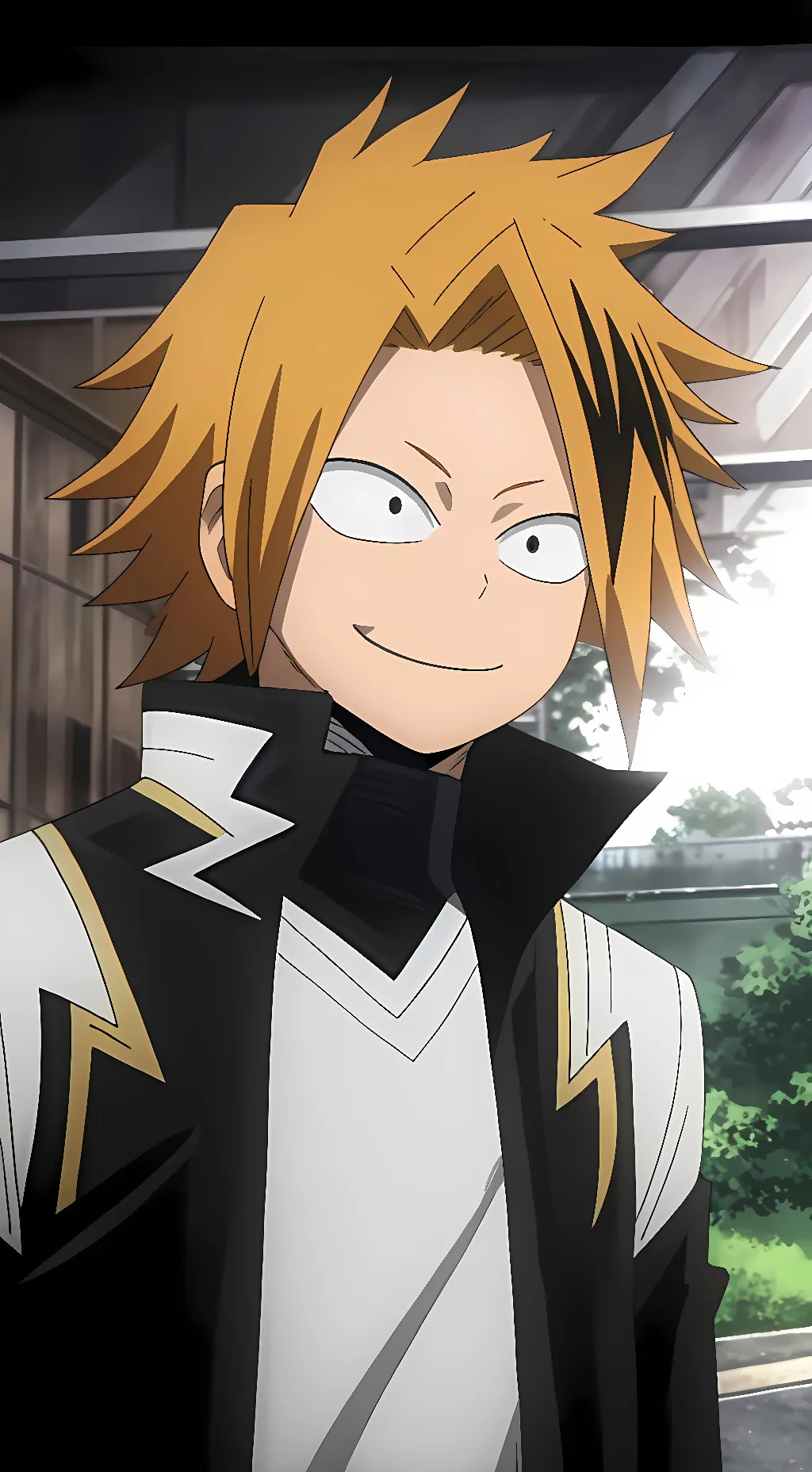 ai character: Denki Kaminari background