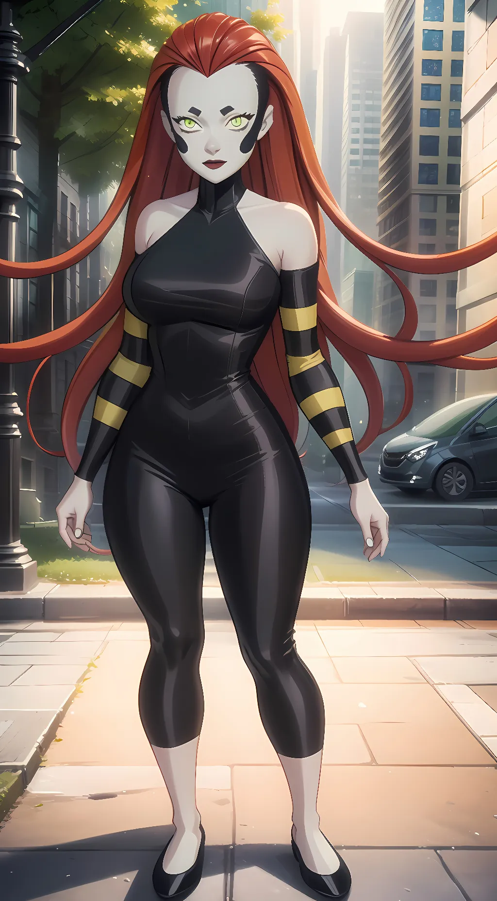 ai character: Frightwig  background
