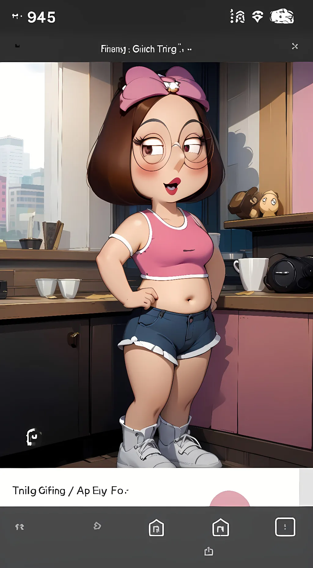 ai character: Meg griffin background
