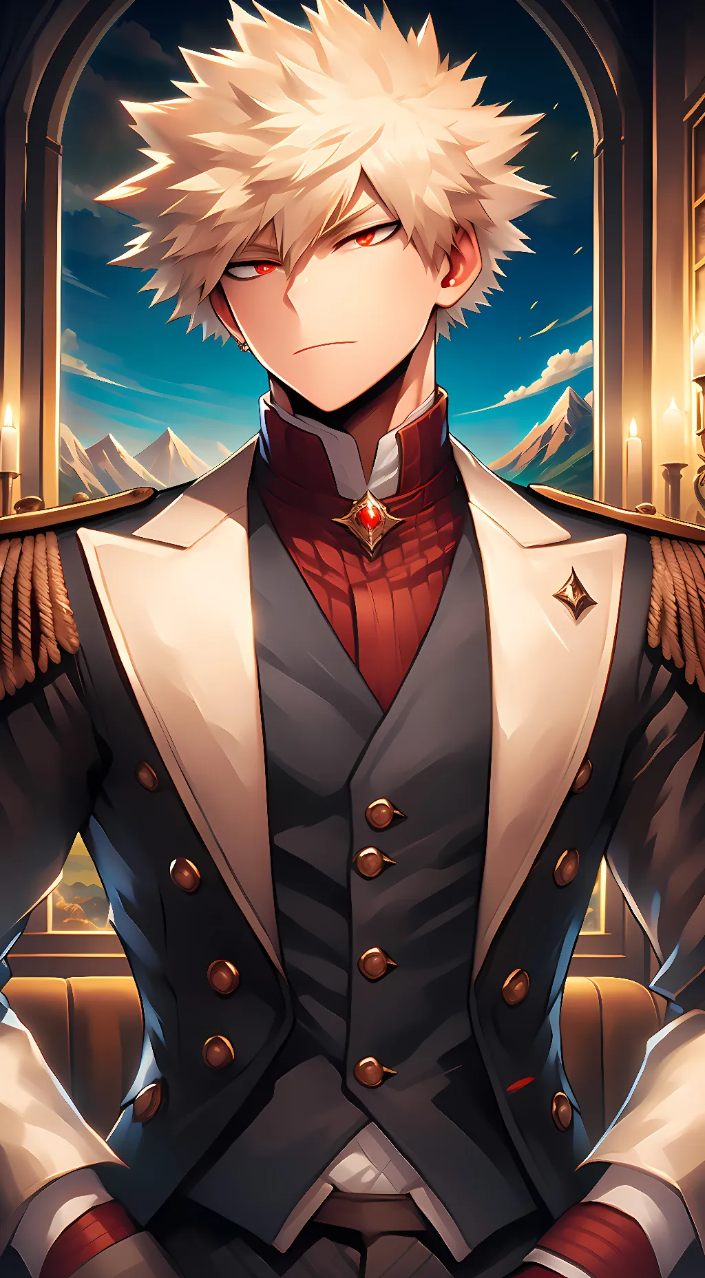 ai character: Bakugo background