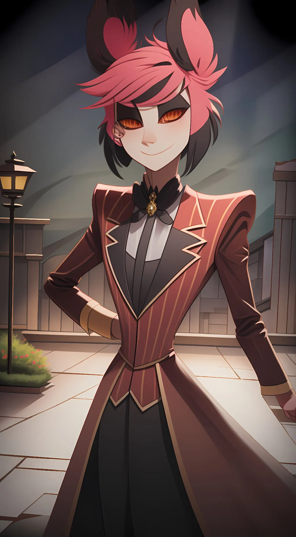 ai character: Hazbin Spirit AU background