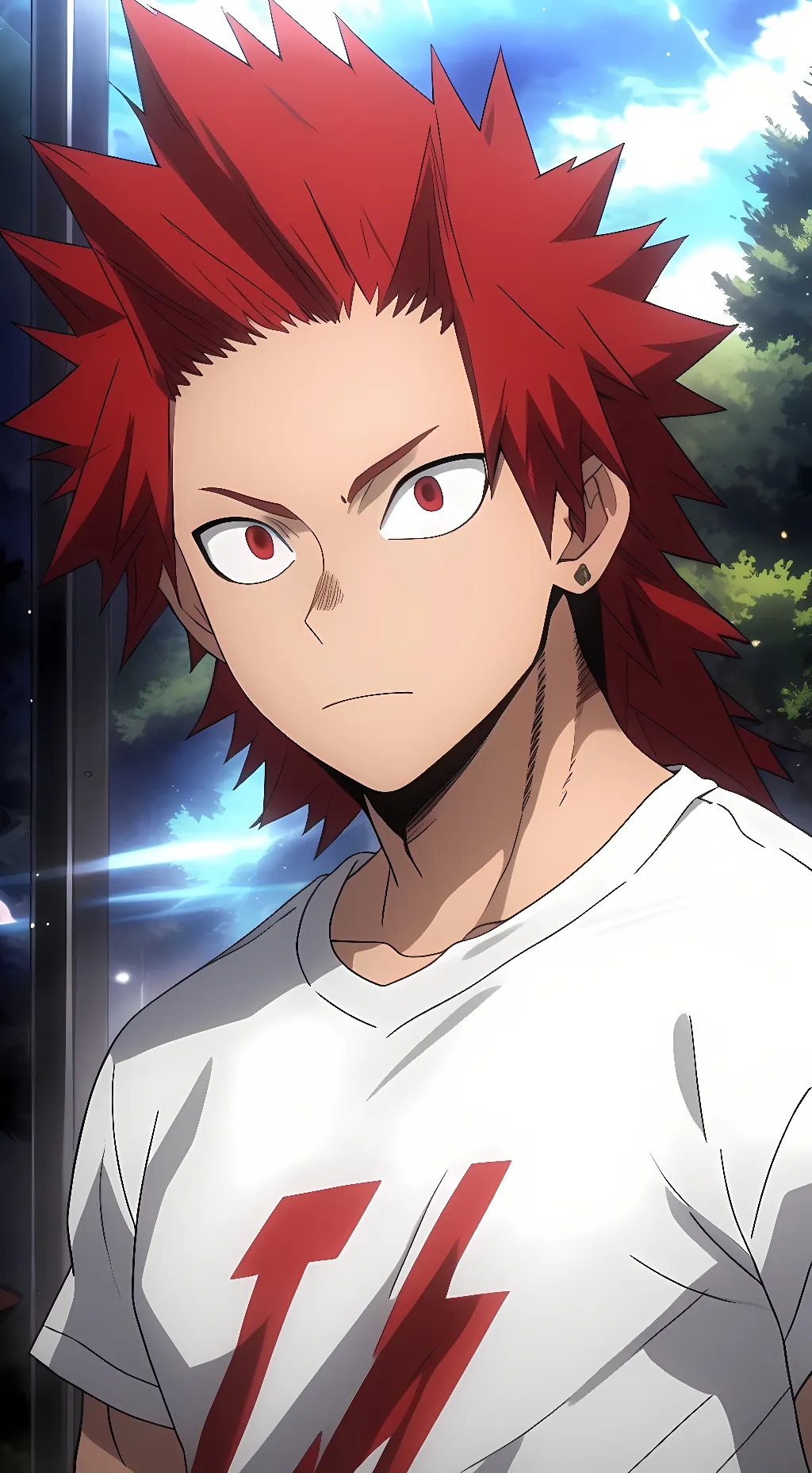 ai character: Eijiro Kirishima background