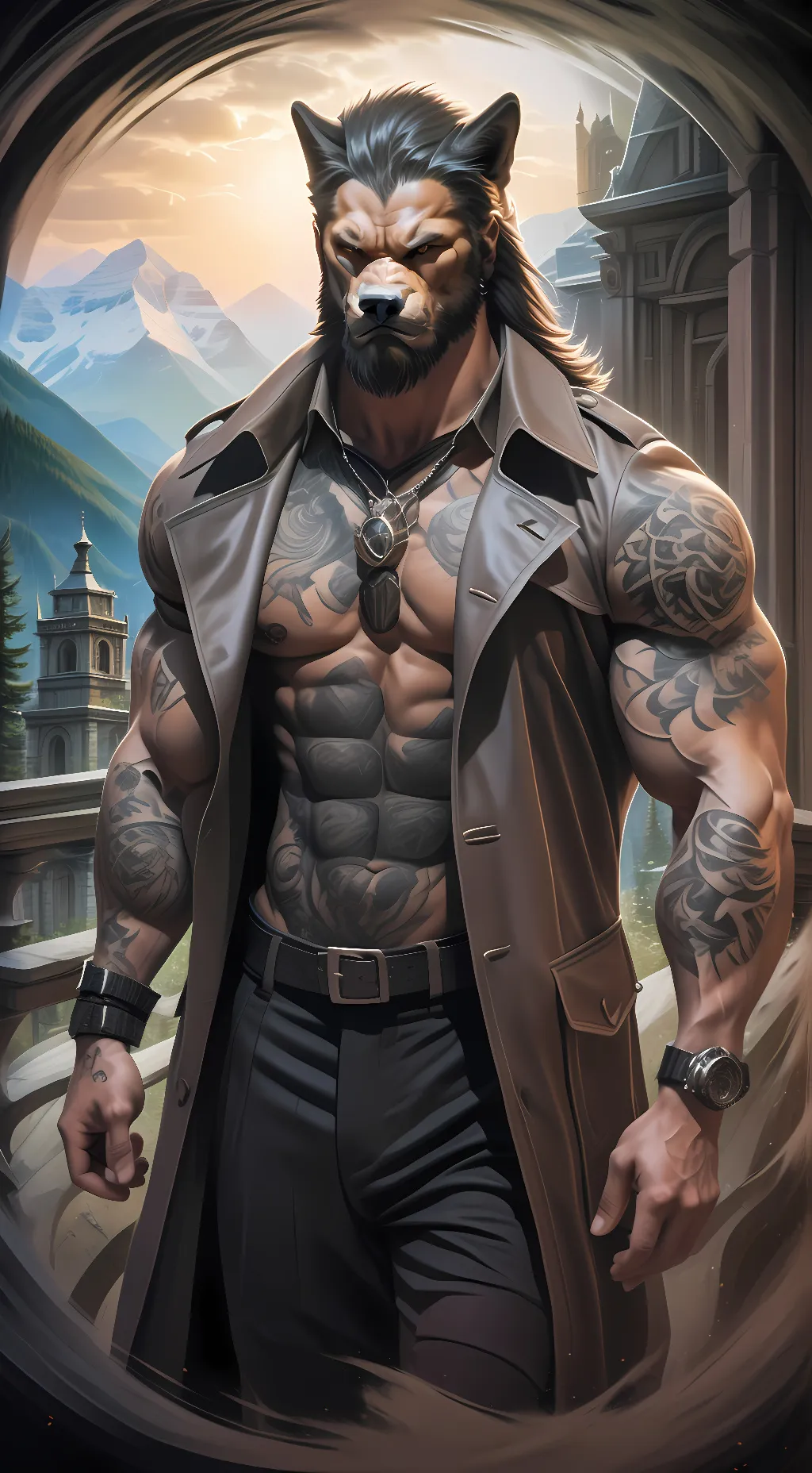 ai character: Garth background