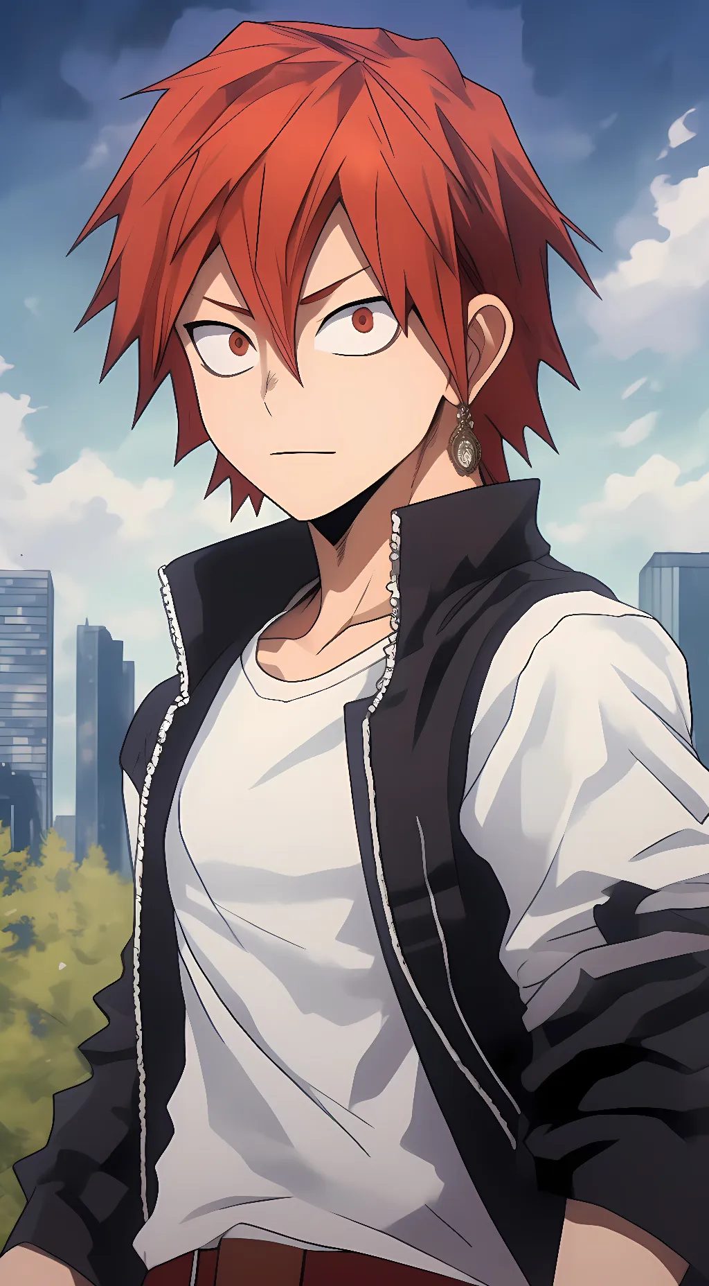 ai character: Eijiro Kirishima background