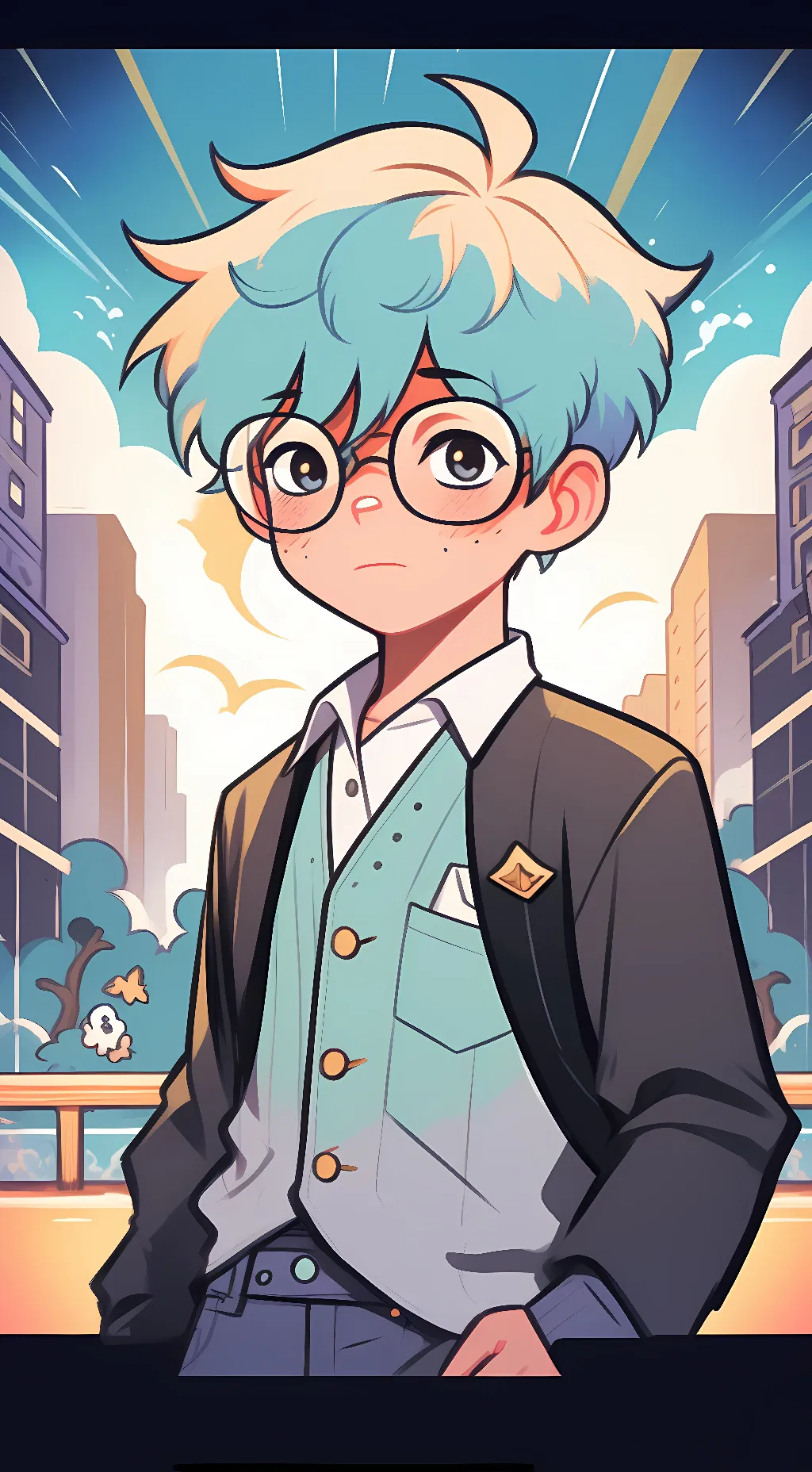 ai character: Adrian background