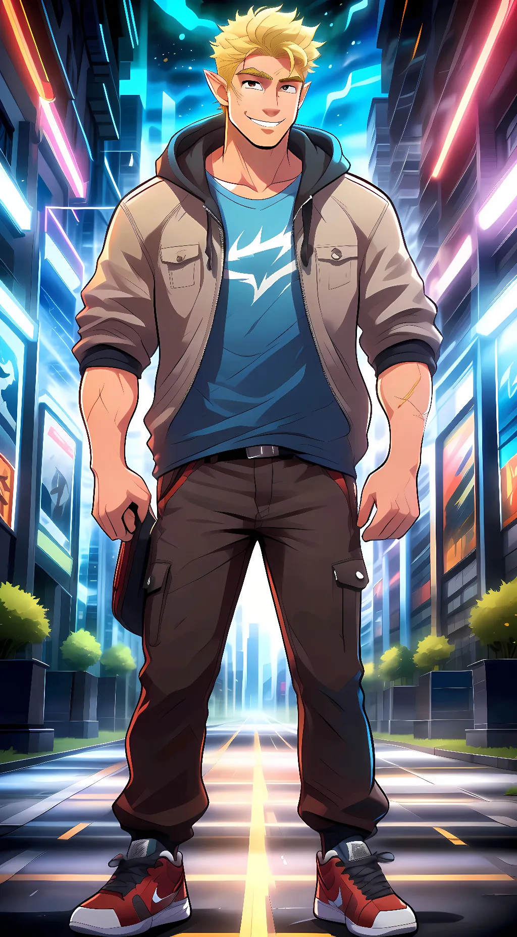 ai character: Hunter background