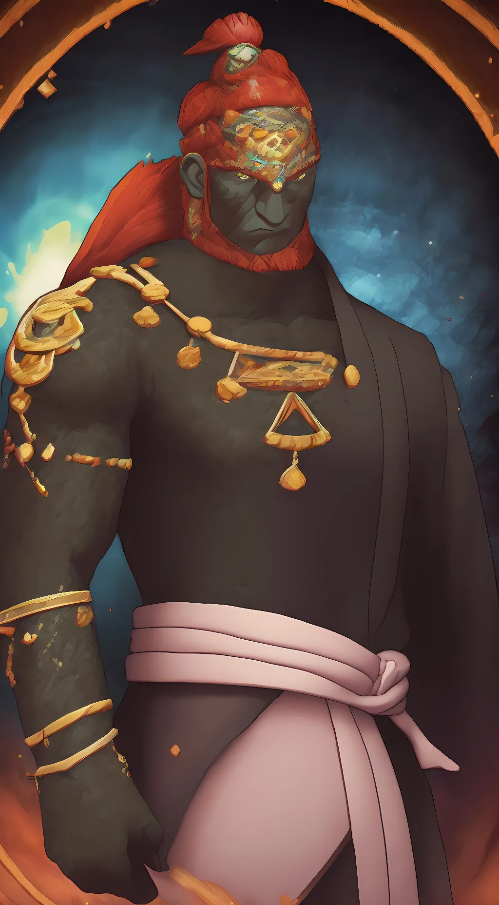 ai character: Ganon X Link background