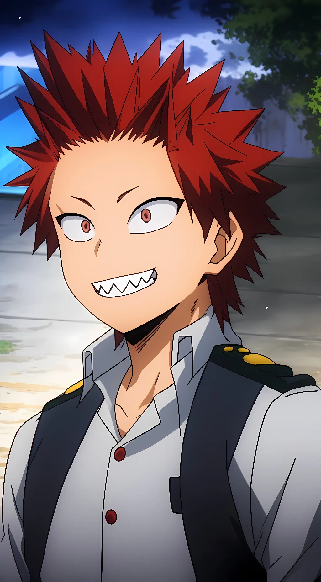 ai character: Eijiro Kirishima background