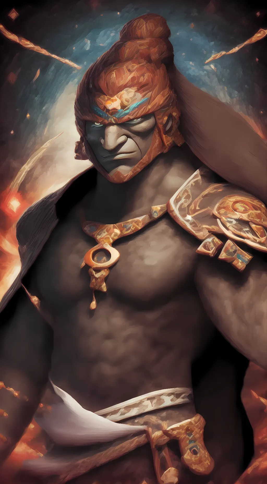 ai character: Wild Ganon  background