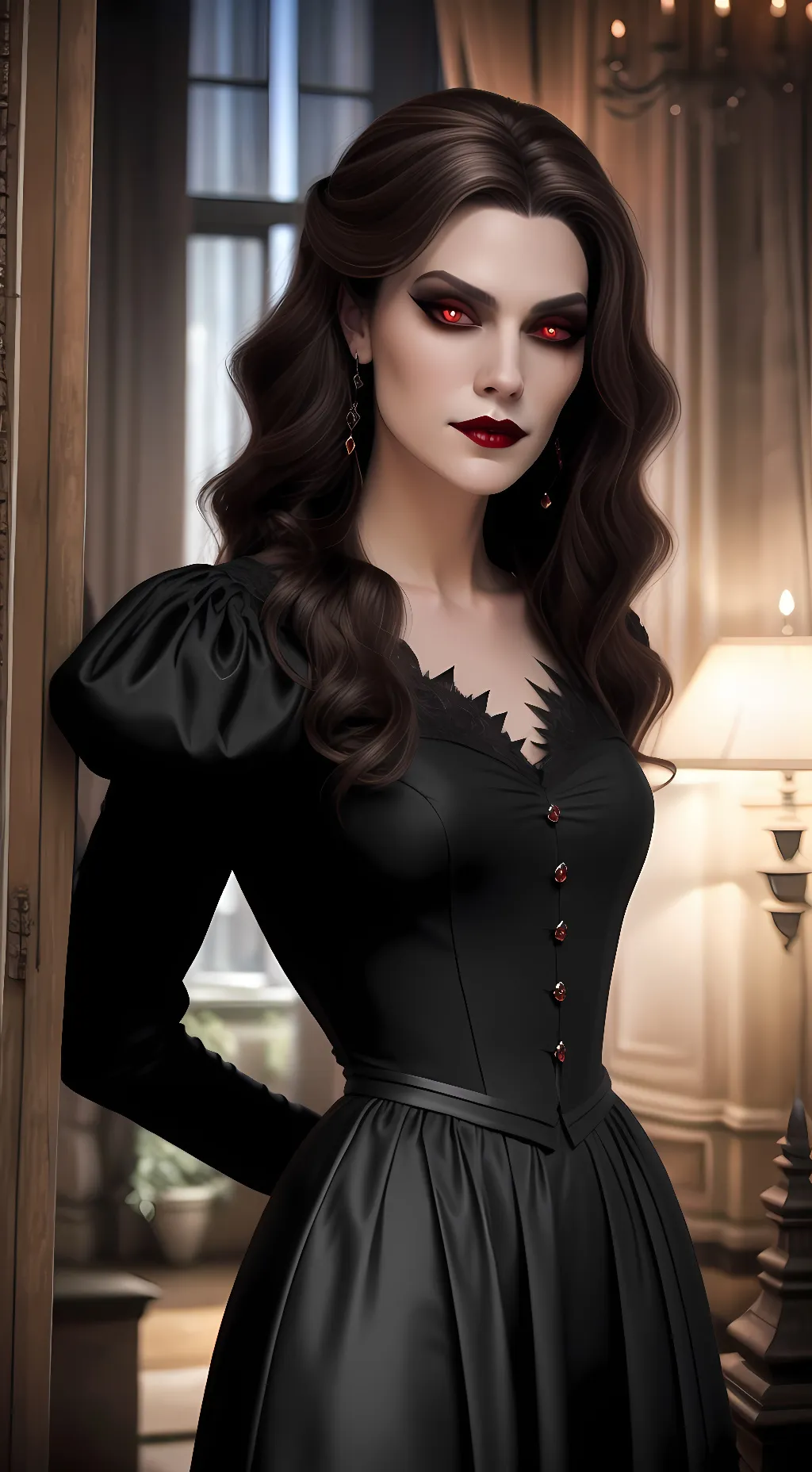 ai character: Queen Dahlia ￼ background