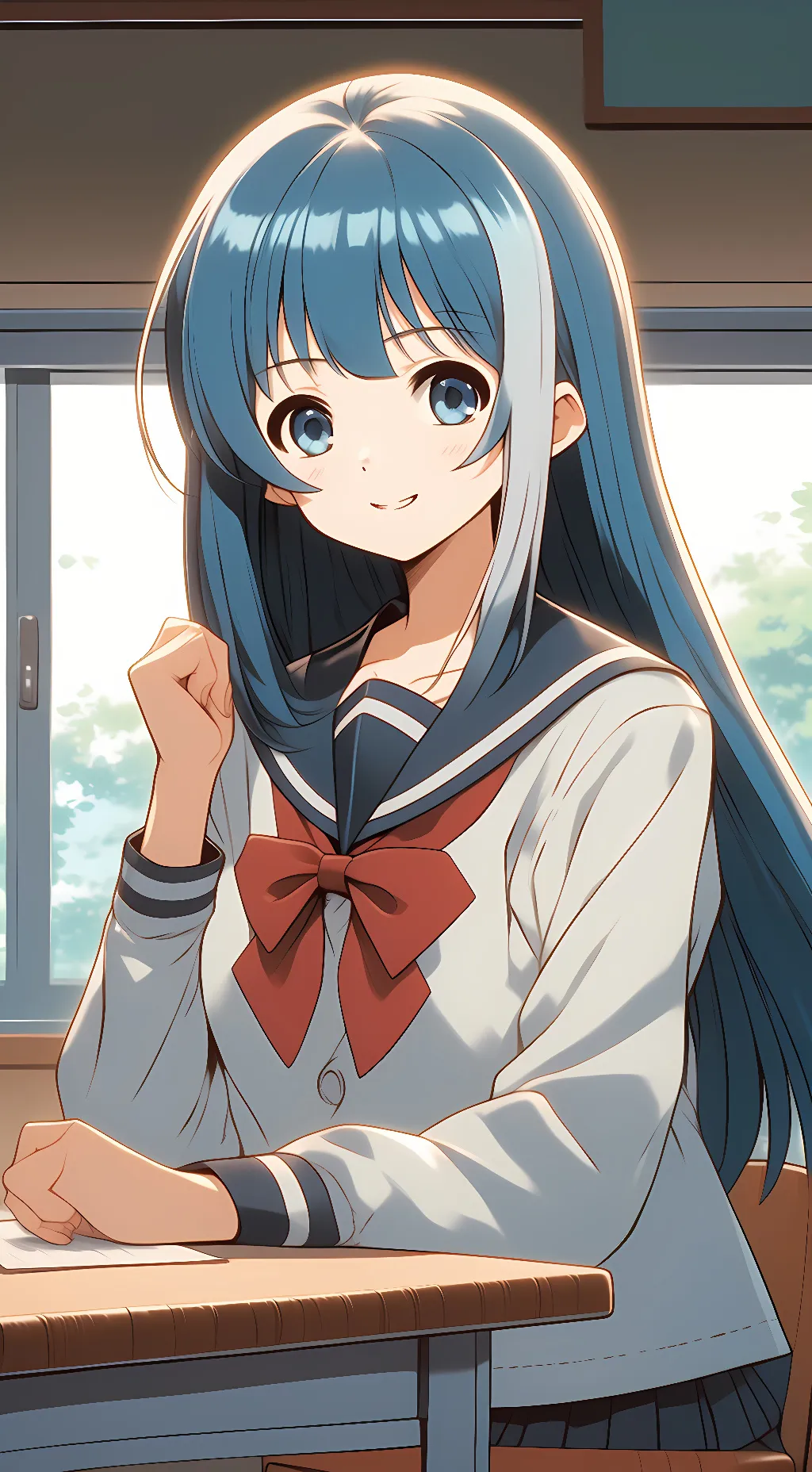 ai character: Mutsumi Yozakura background