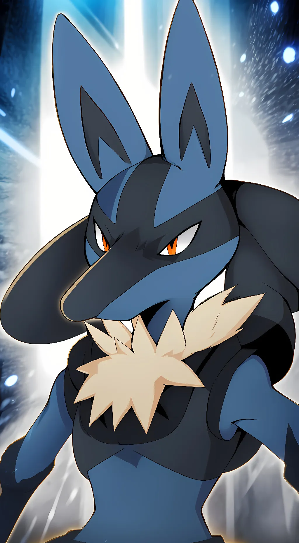 ai character: Lucario background