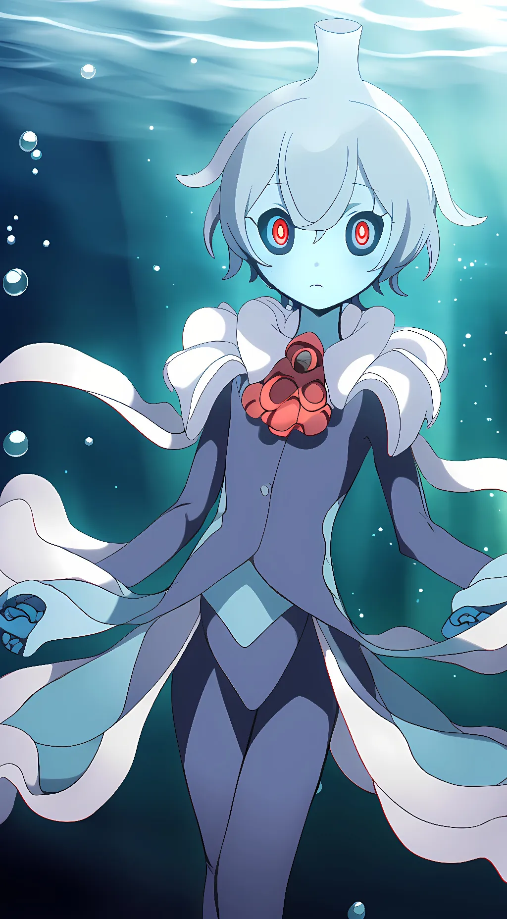 ai character: Frillish background